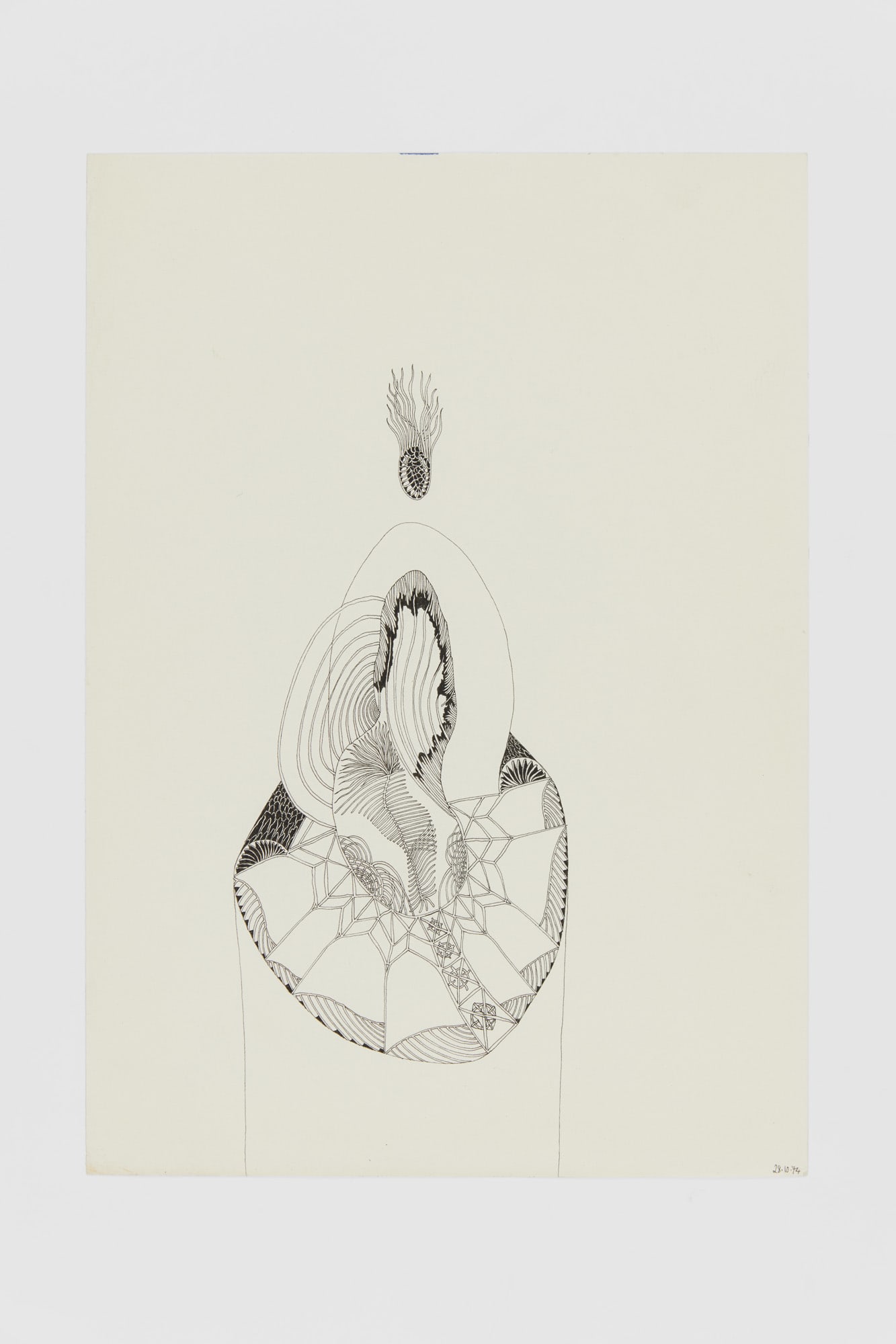 Ann CHURCHILL, 28.10.74 (Daily drawing), 1974