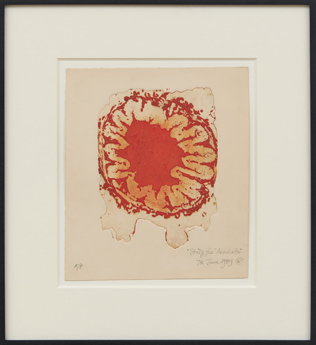 Helen CHADWICK, Study for Arsehole (red), 1989