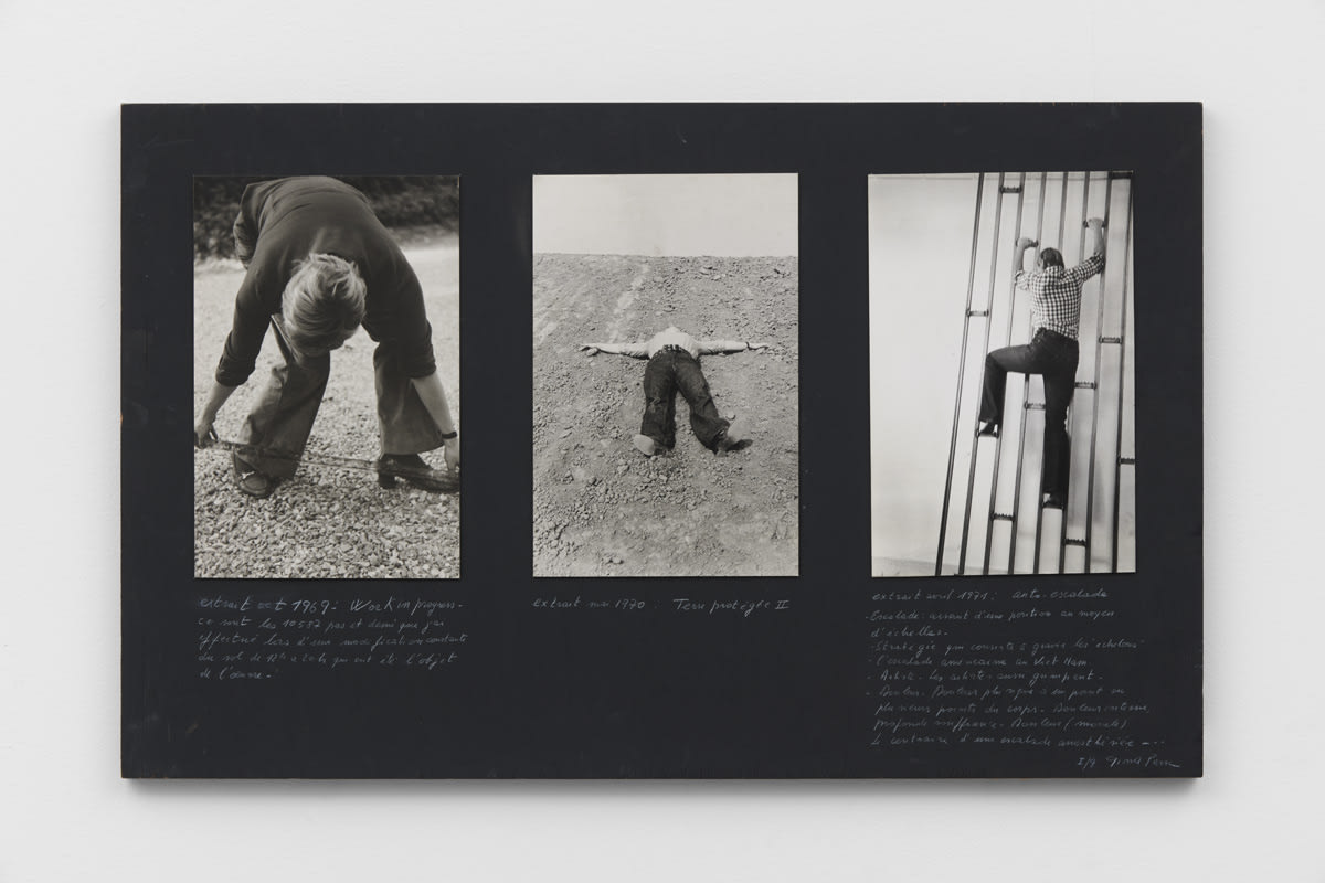 Gina PANE, Extraits, 1969-71
