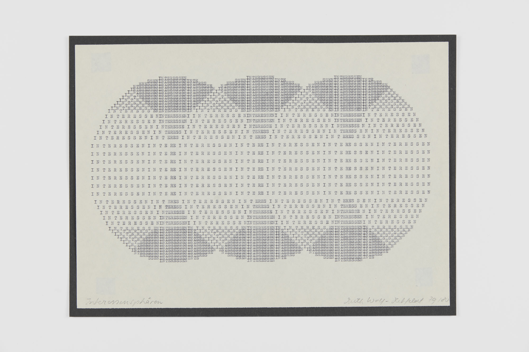Ruth WOLF-REHFELDT, Interessenspharen, 1979-1980