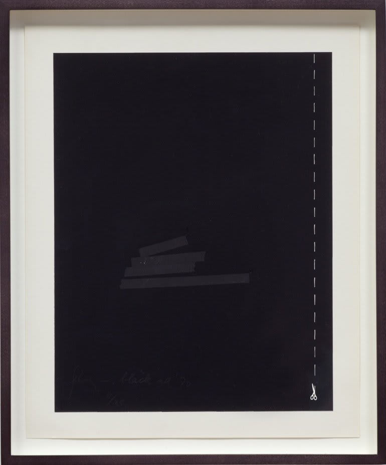 Barry FLANAGAN, Black Ad, 1970