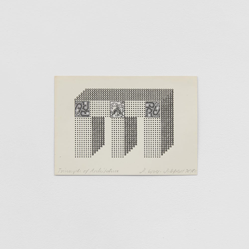 Ruth WOLF-REHFELDT, Triumph of Architecture, 1978/80