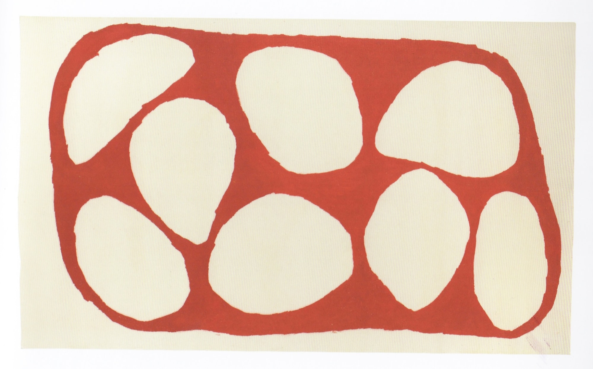 Nicholas POPE, Red Eight Holes, 1981