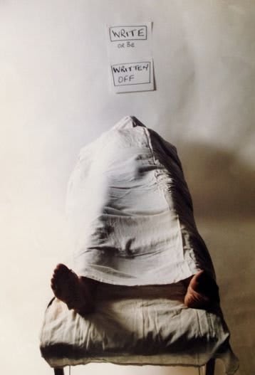 Jo SPENCE/David ROBERTS, Write or be Written Off, 1988