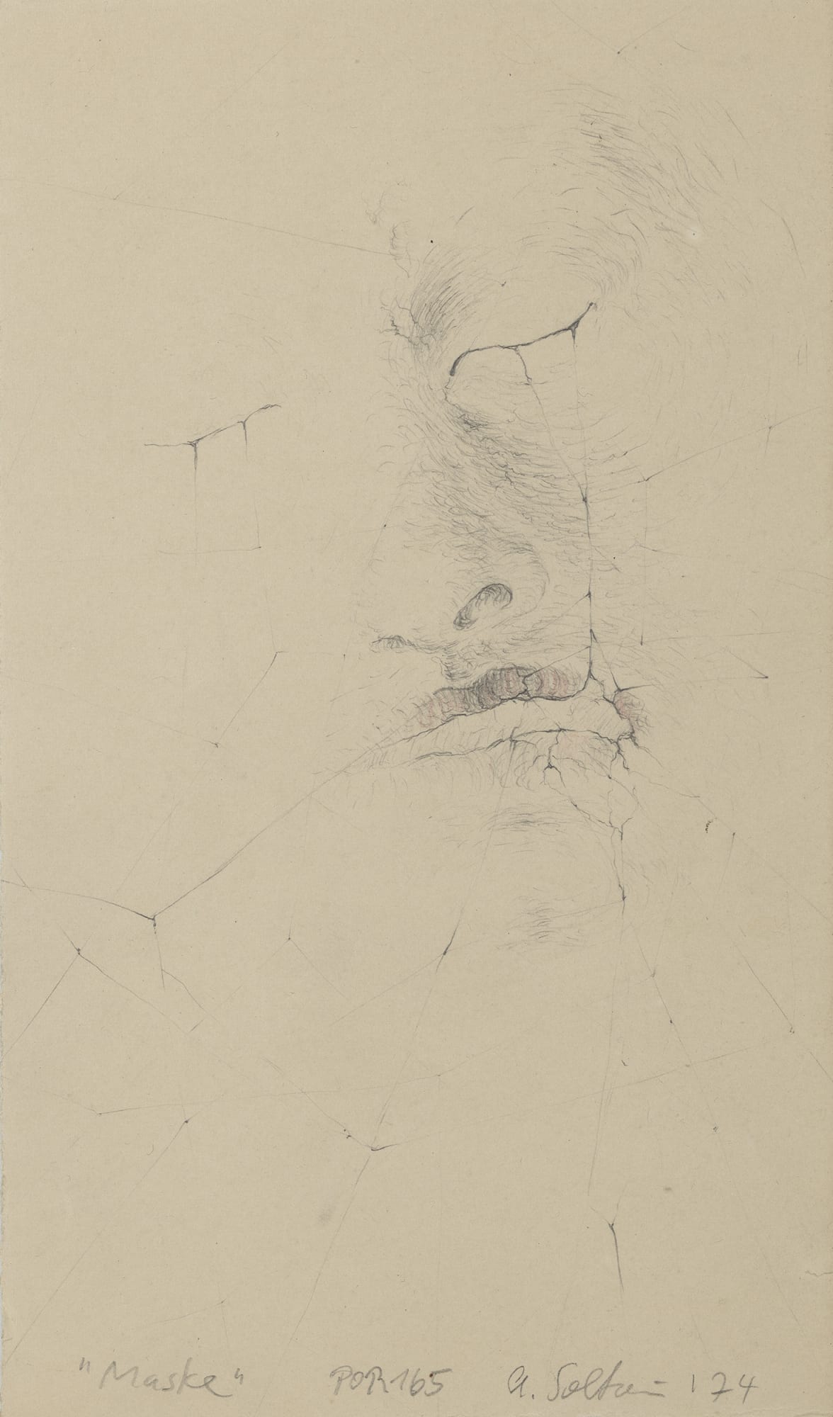 Annegret SOLTAU, Maske (Selbst) / Mask (self), 1974