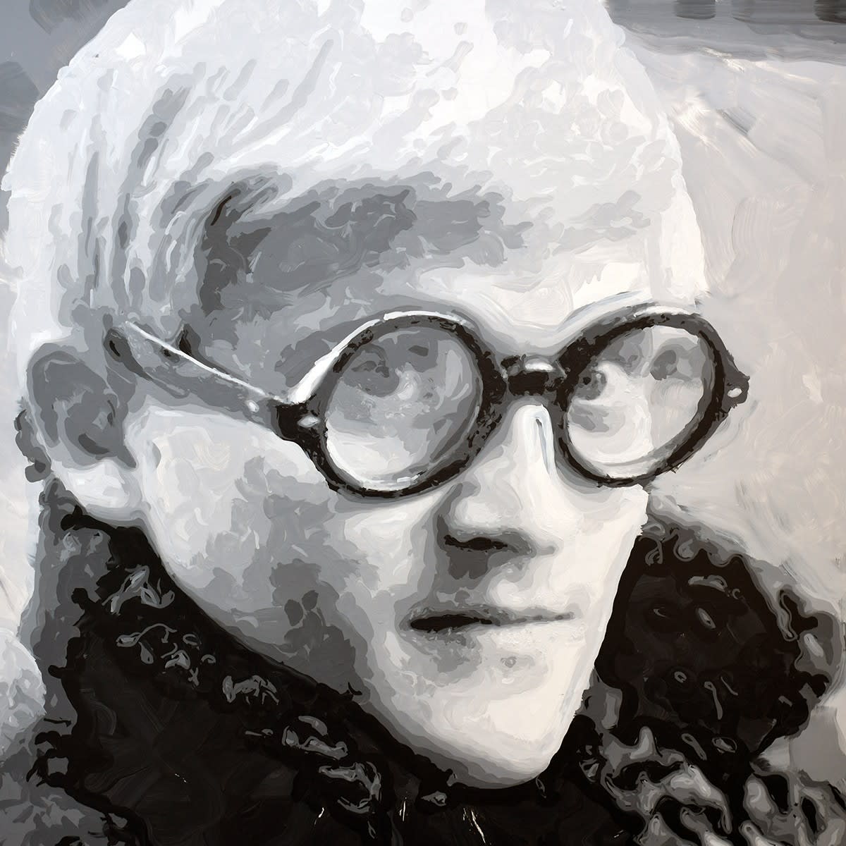 Rob and Nick Carter, David Hockney - Robot Painting - Painting time: 37:40:04 - Stroke count: 11,854, 15-17 January 2020