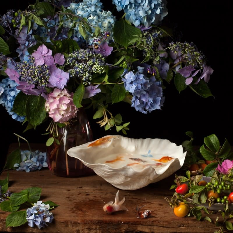 Paulette Tavormina, Flowers and Fish IV, 2012