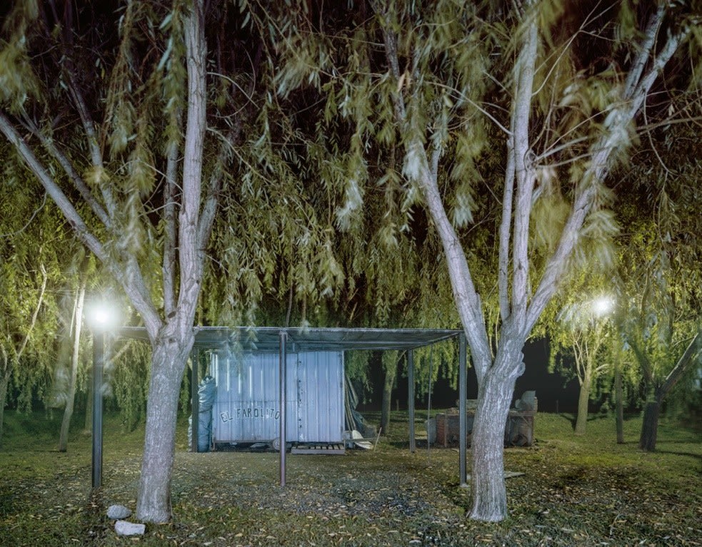 Jim Dow, Carrito El Farolito at Night, Rte 11, Maciel, Santa Fe Province, Argentina, 2012