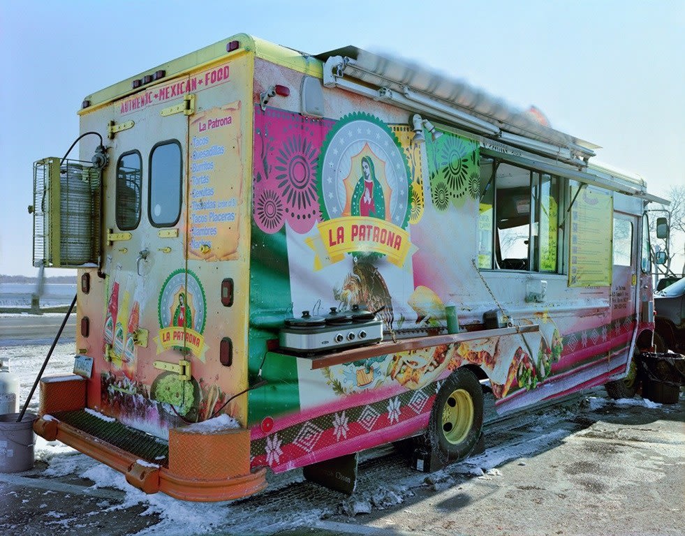 Jim Dow, La Patrona Taco Truck, Long Wharf, New Haven, CT, 2015