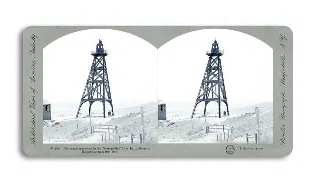 Jeff Brouws, Stereograph 1591 (Montana) from American Industrial Heritage Series: Stereograph Portfolio I, 2015