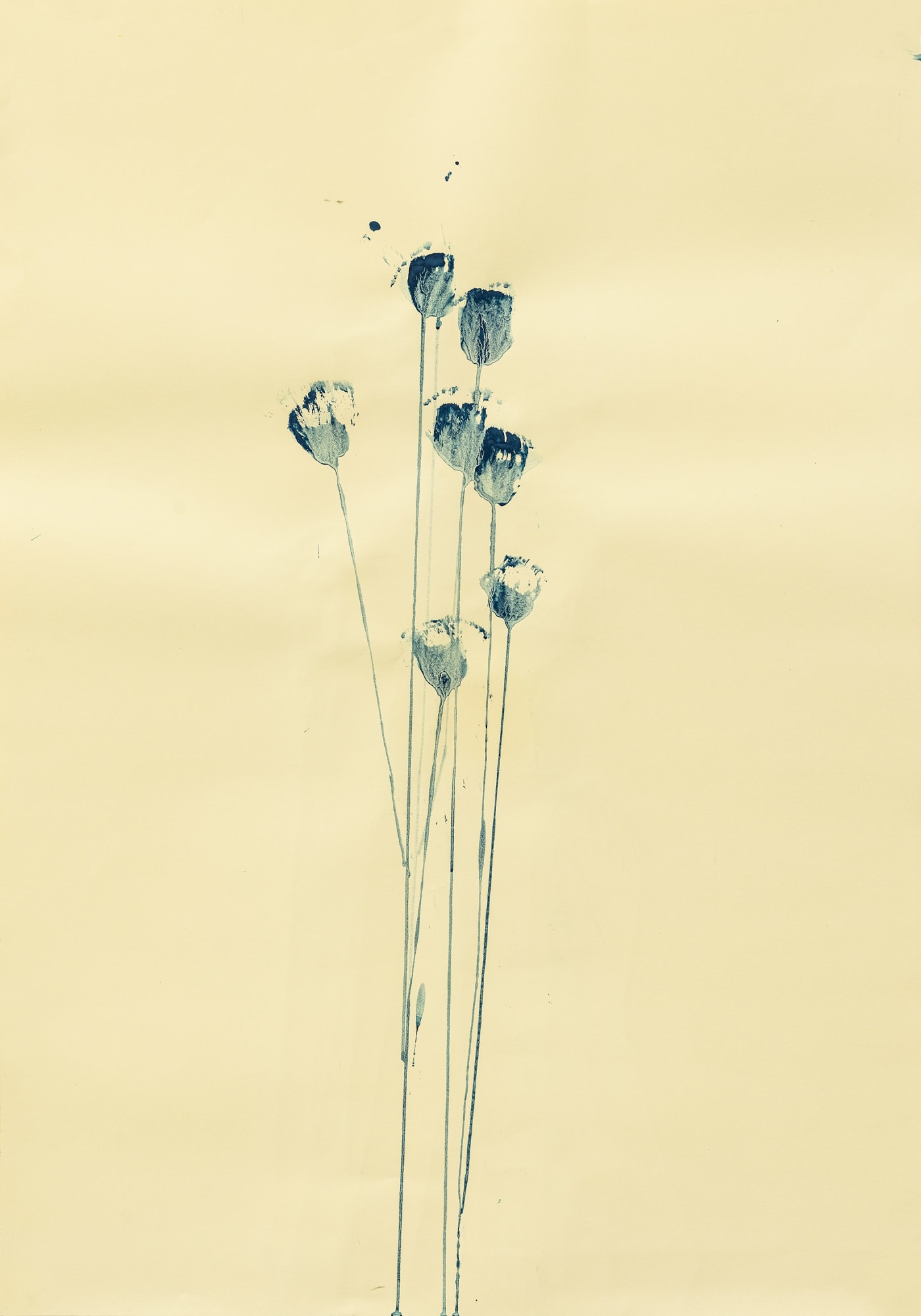 Mireille Gros, Planetary Plant (Blue) VII, 2023