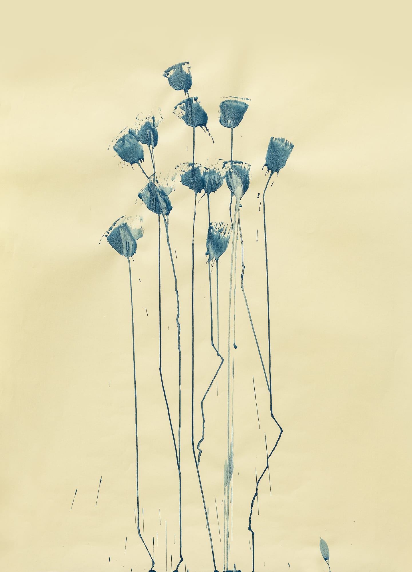 Mireille Gros, Planetary Plant (Blue) X, 2023