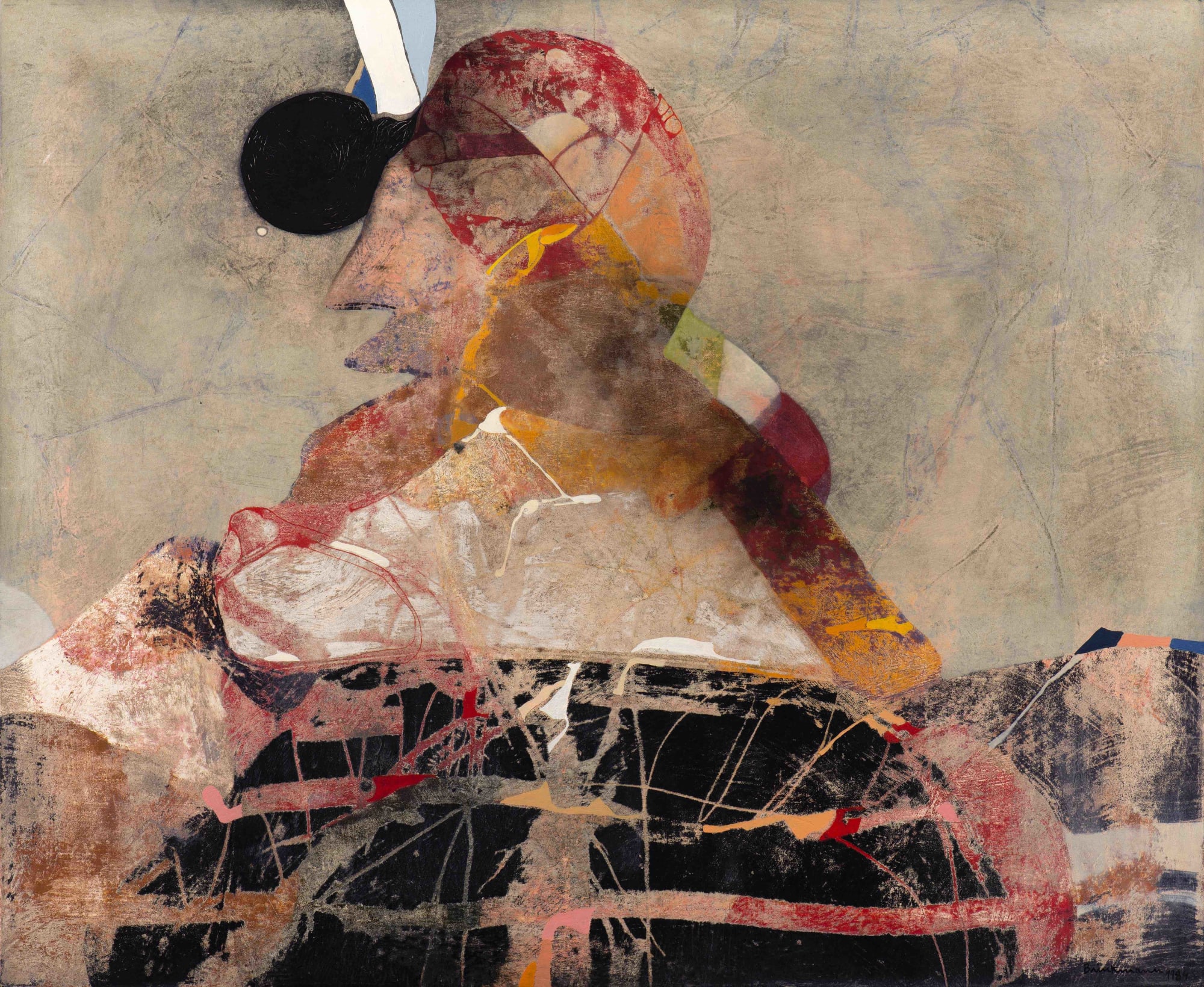 Enrique Brinkmann, Figura con punto negro, 1984