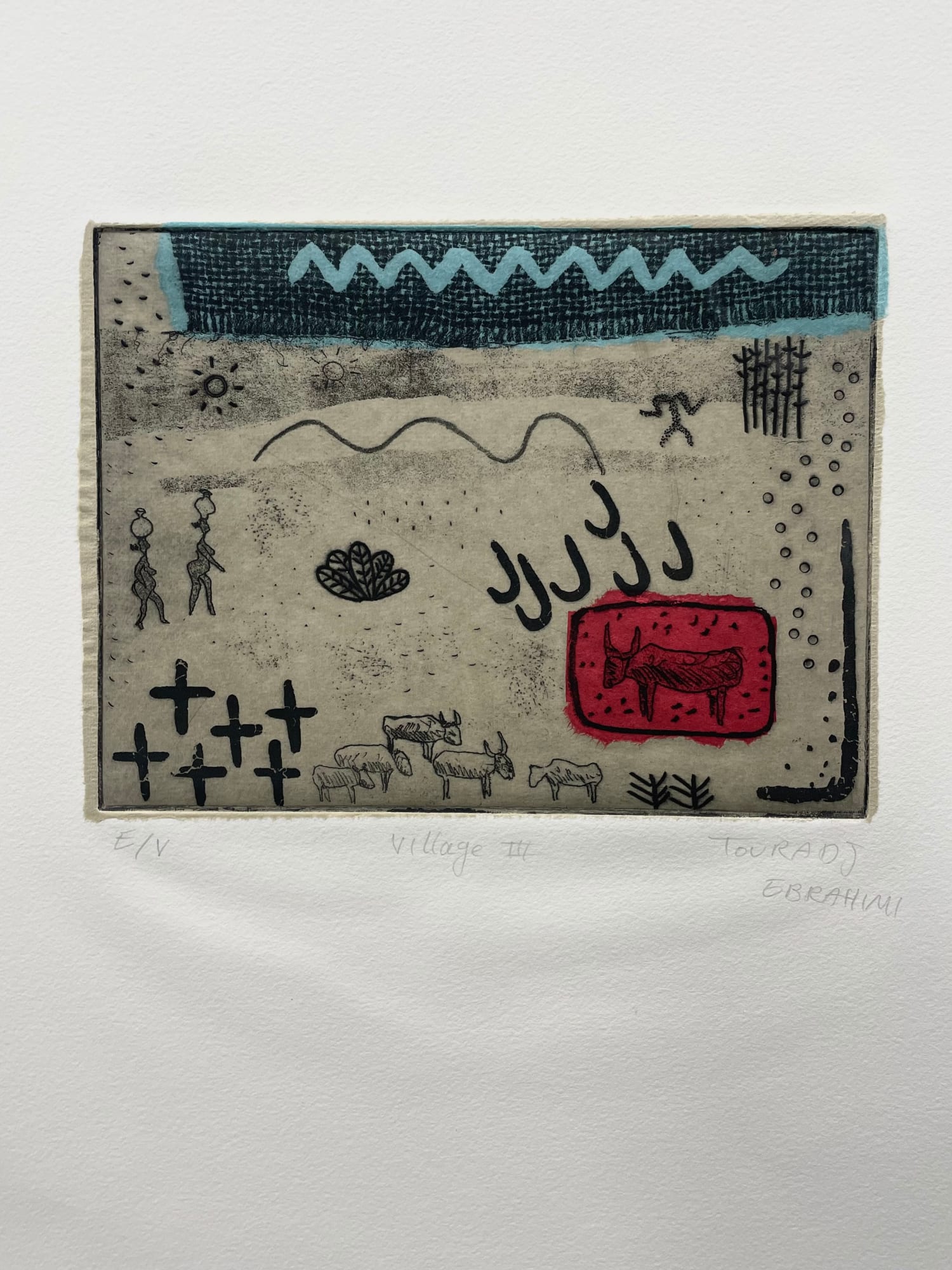 Turaj Ebrahimi, Village III, 1980s to 1990s