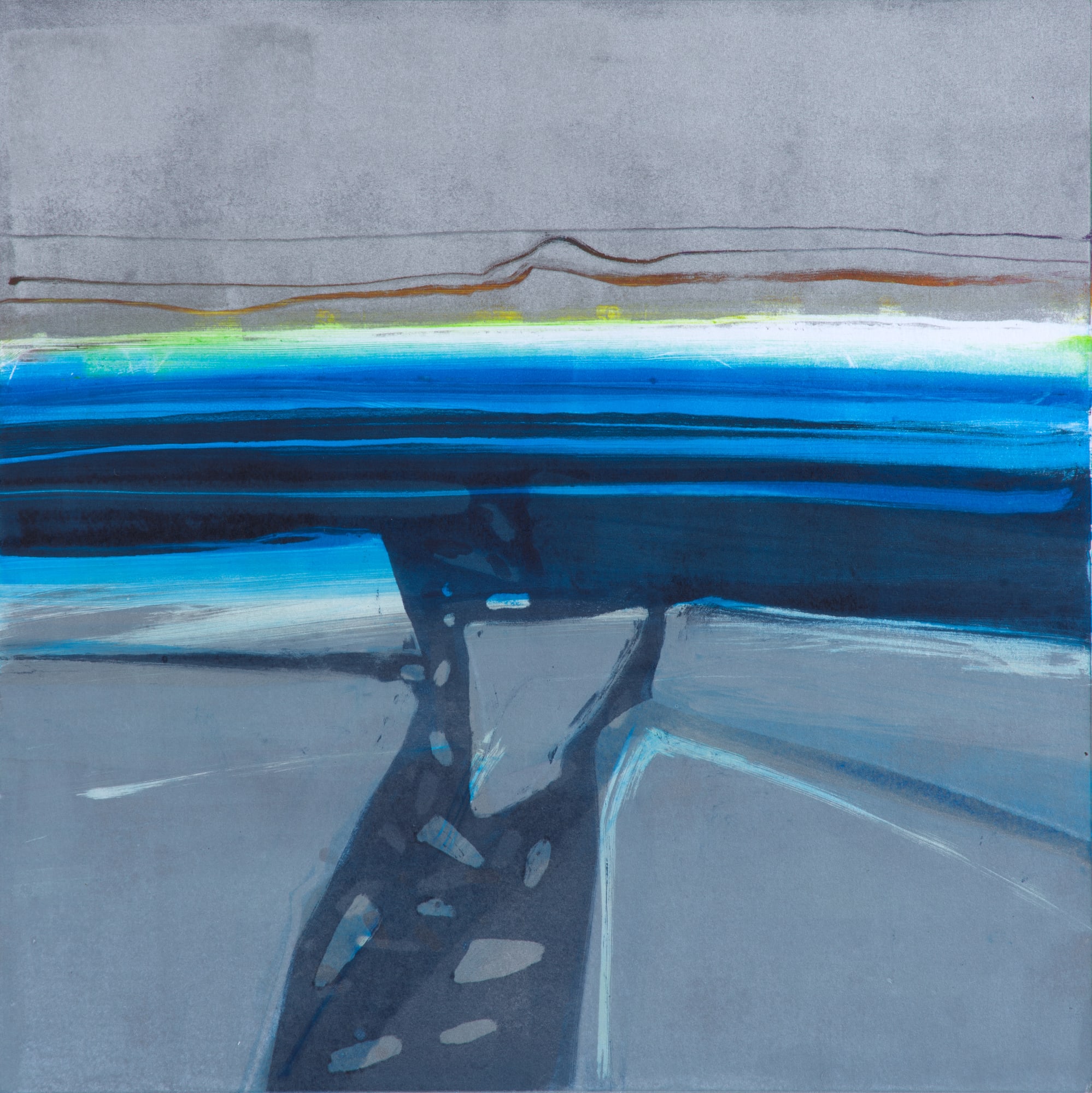 Barbara Rae RSA, Dark Floes - Peel Sound