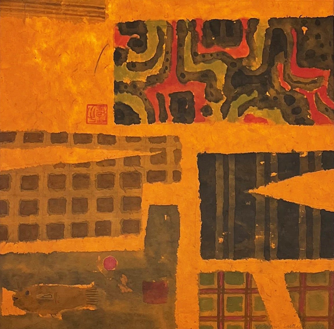 William Littlejohn RSA, Four Fragments from the Chinese I, 2002