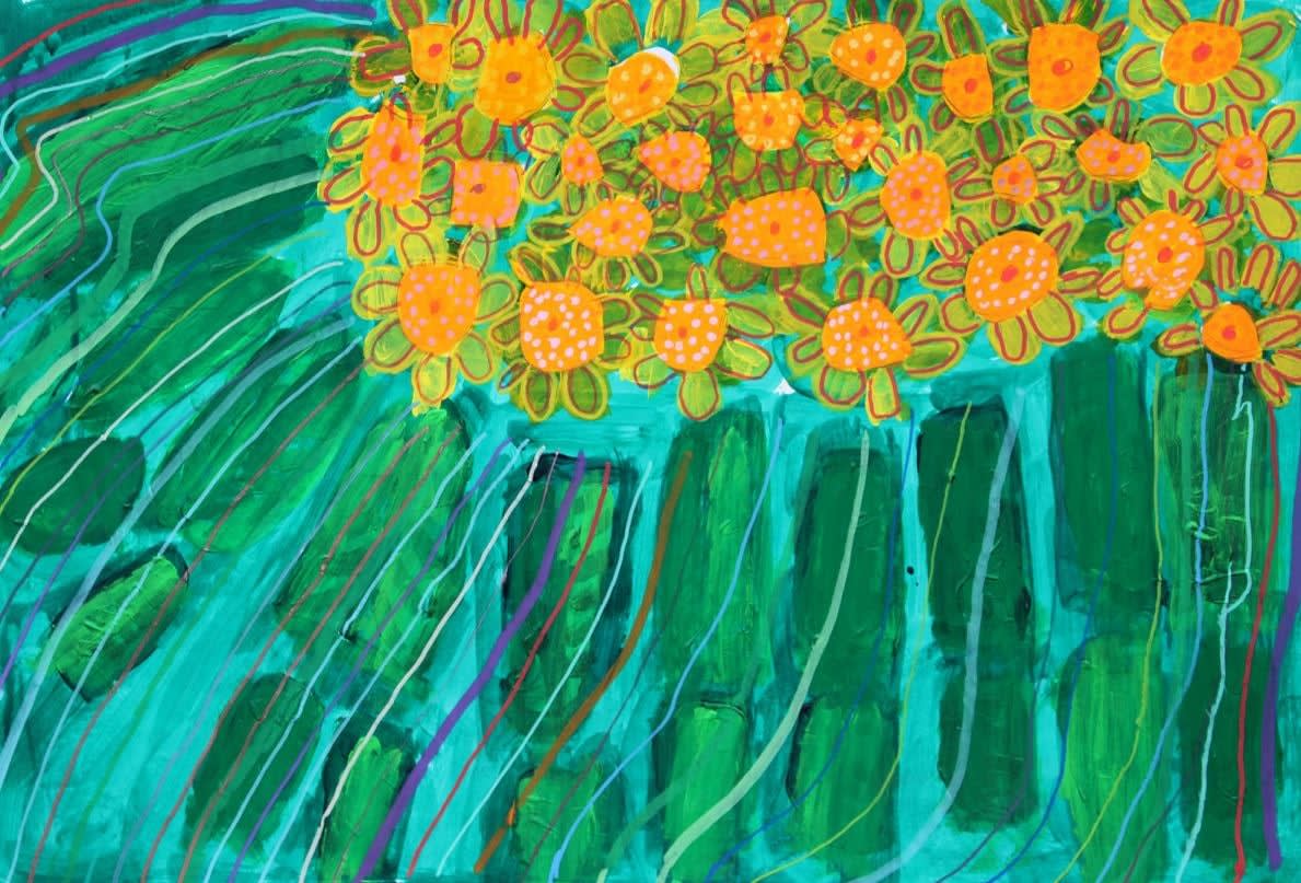 Fiona Rintoul, Sunflowers, 2021