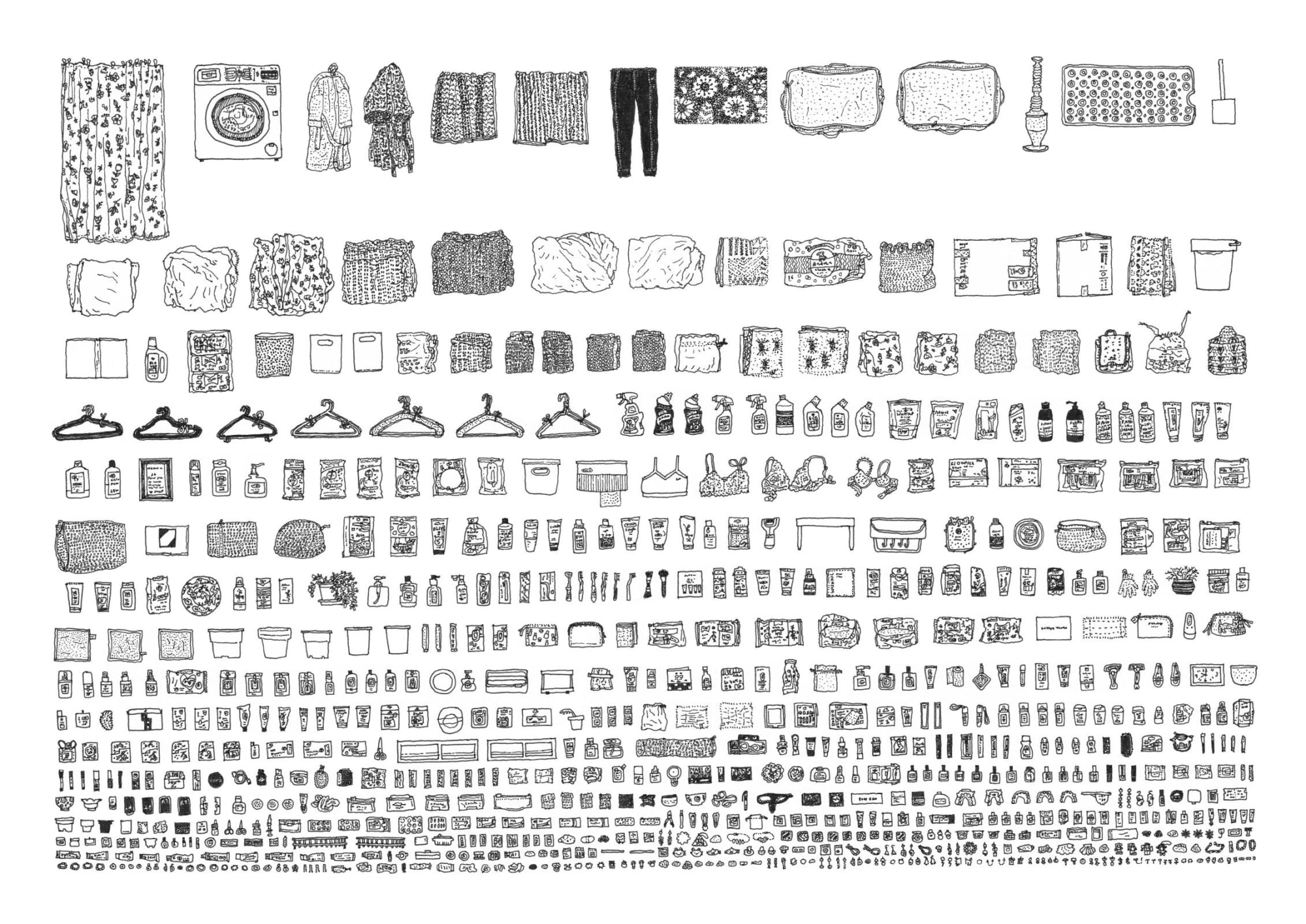 Jolene Liam, Bathroom Inventory