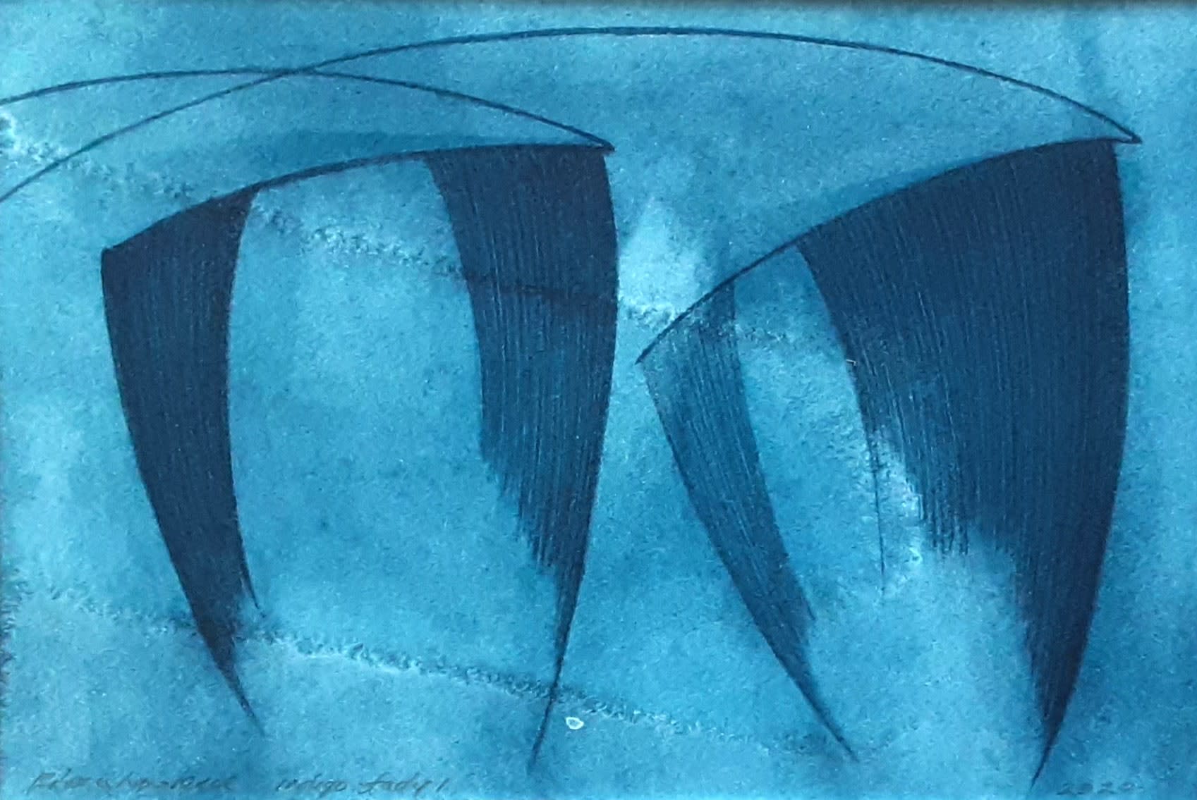 Eileen Lawrence RSA, Indigo Study 1