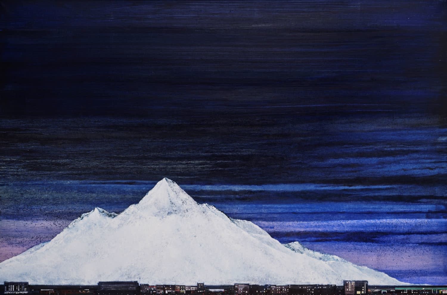 Jock McFadyen HRSA, Bethnal Green and Mont Blanc