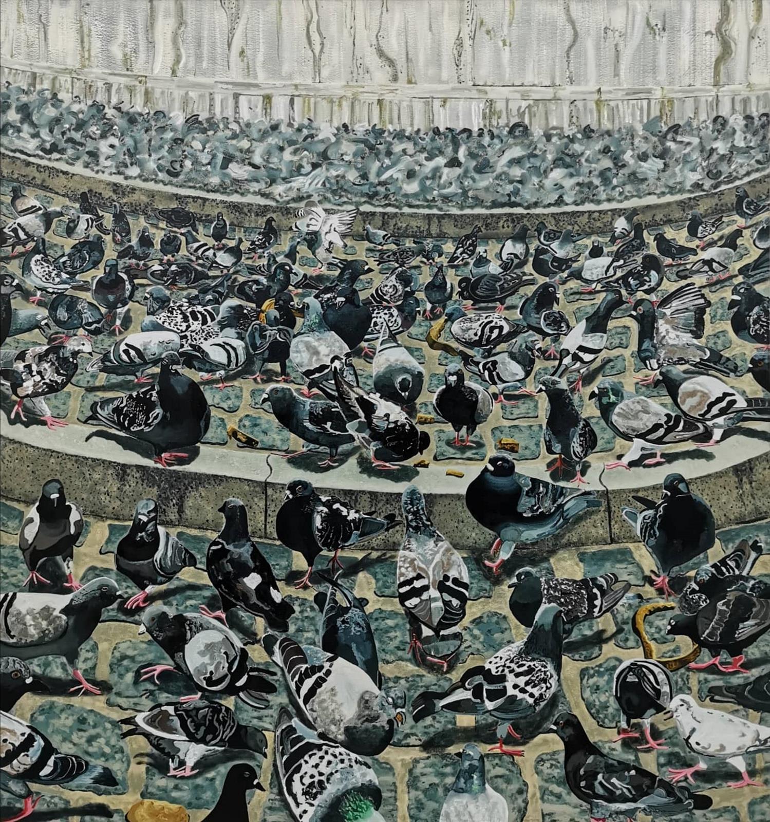 David Paton, Dam Square pigeons