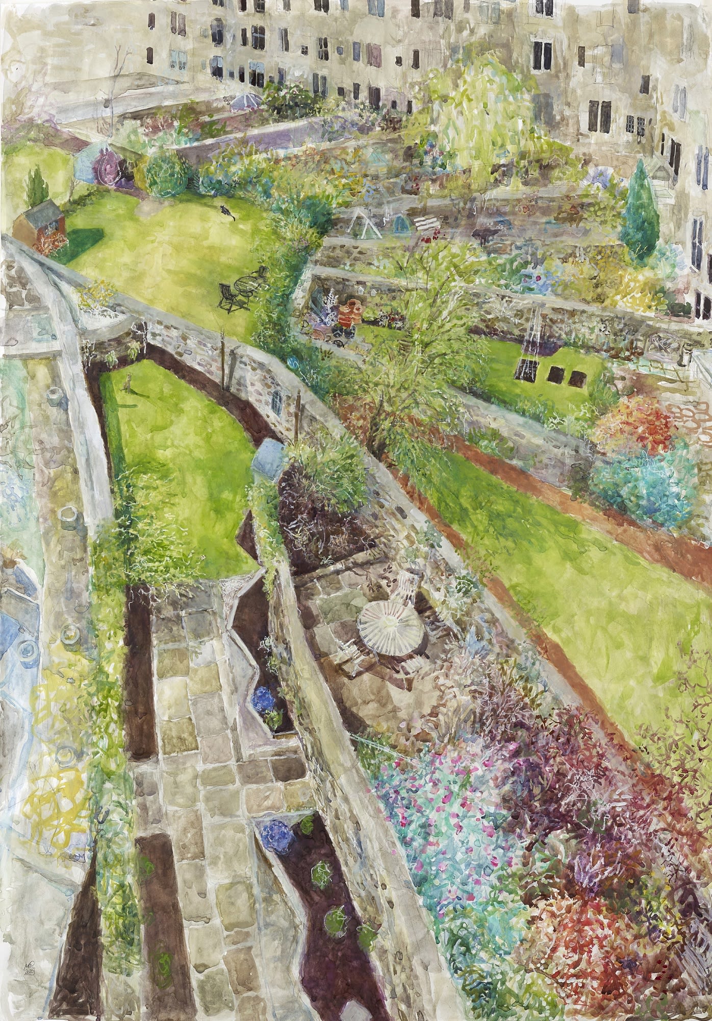 Jennifer McRae RSA, New Town Gardens, 2020