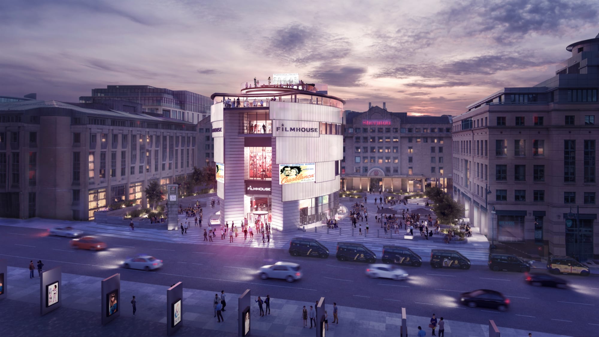 Richard Murphy RSA - Richard Murphy Architects, New Filmhouse proposal, Festival Square, Edinburgh