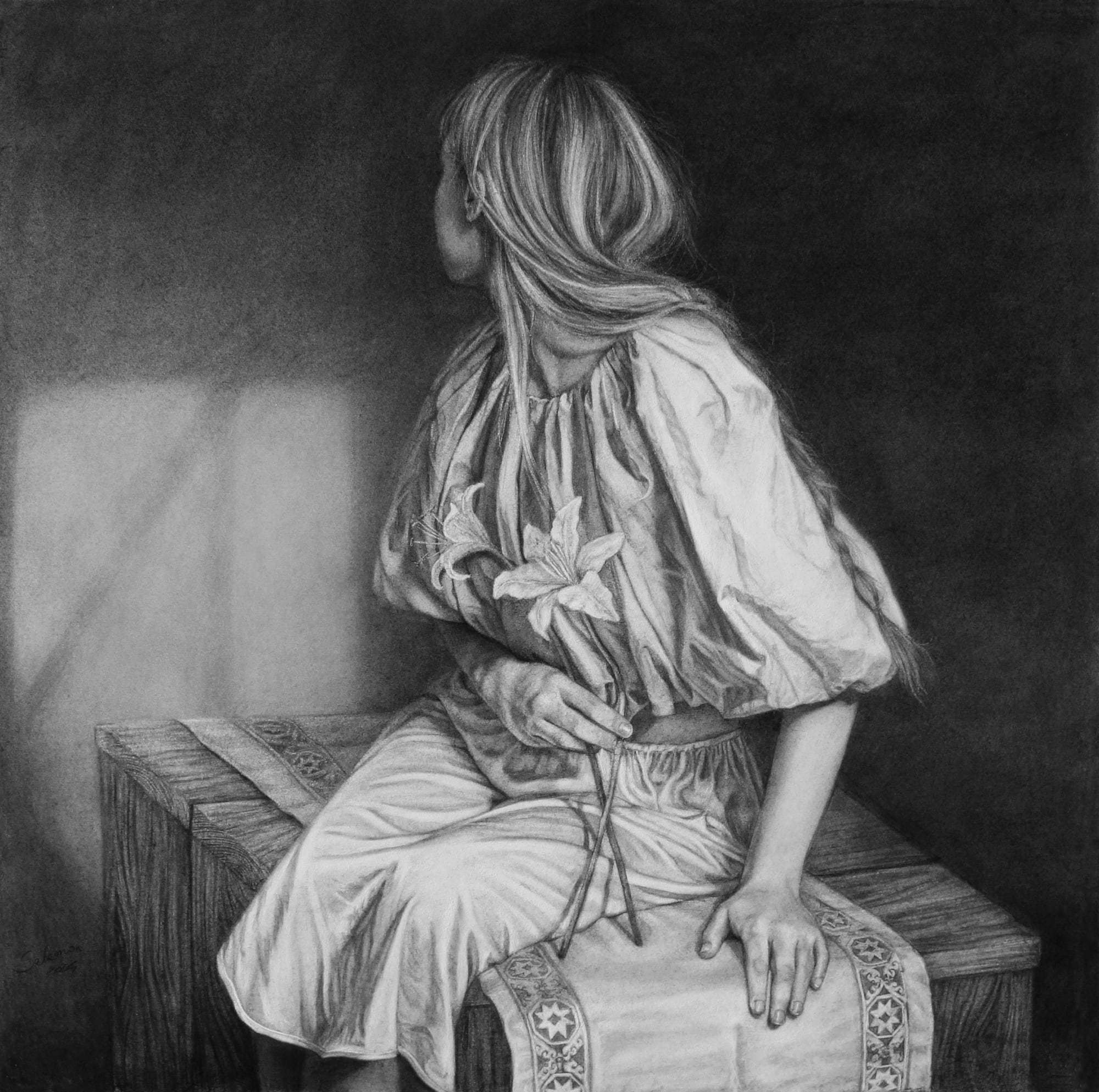 Zuzanna Salamon, The light was dancing softly on your arms, 2024