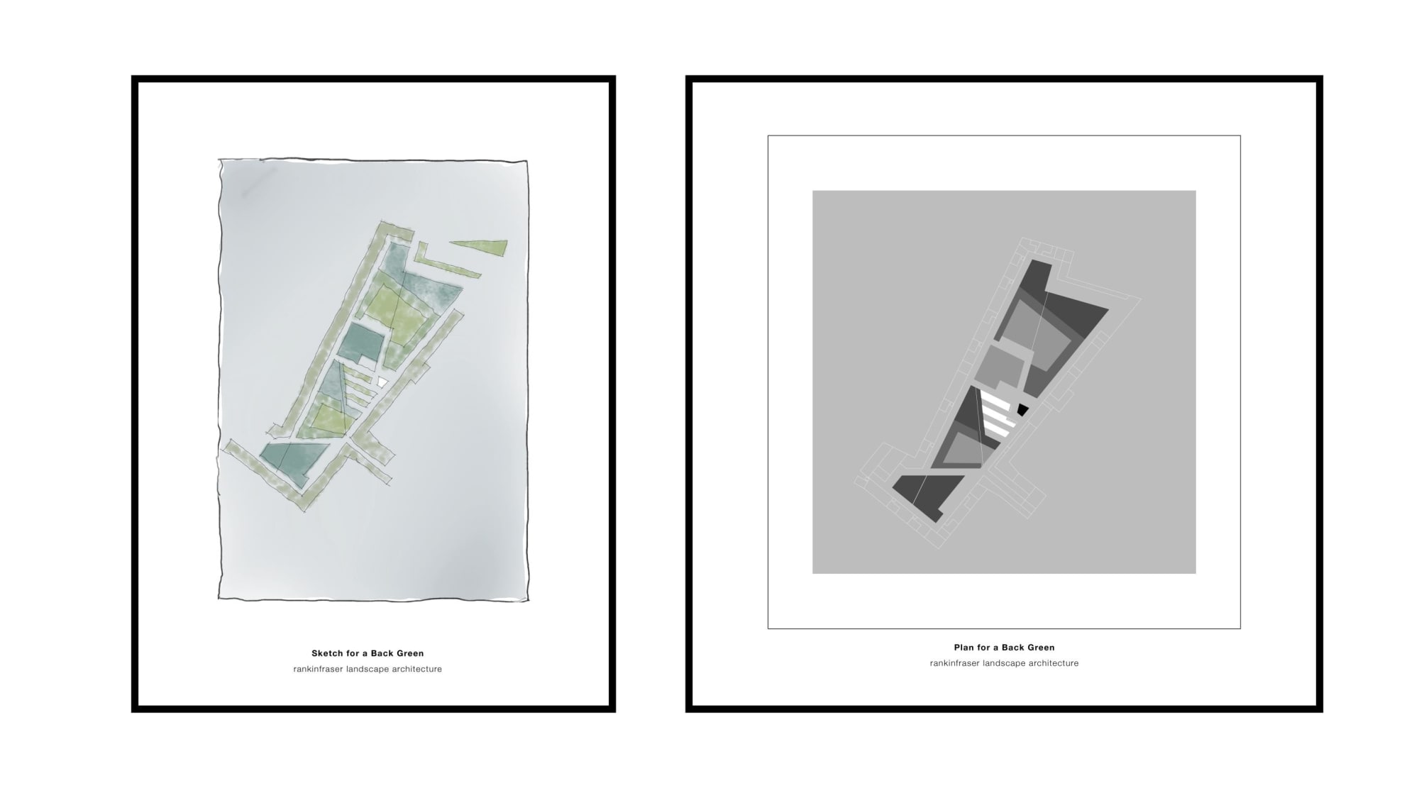 Chris Rankin, Drawings for a Back Green, 2023