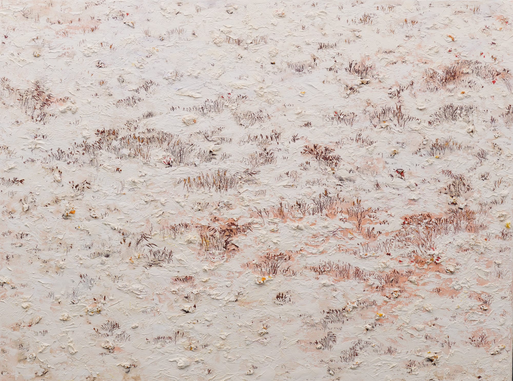 鄭麗雲, 春雪 Spring Earth Vll, 2018