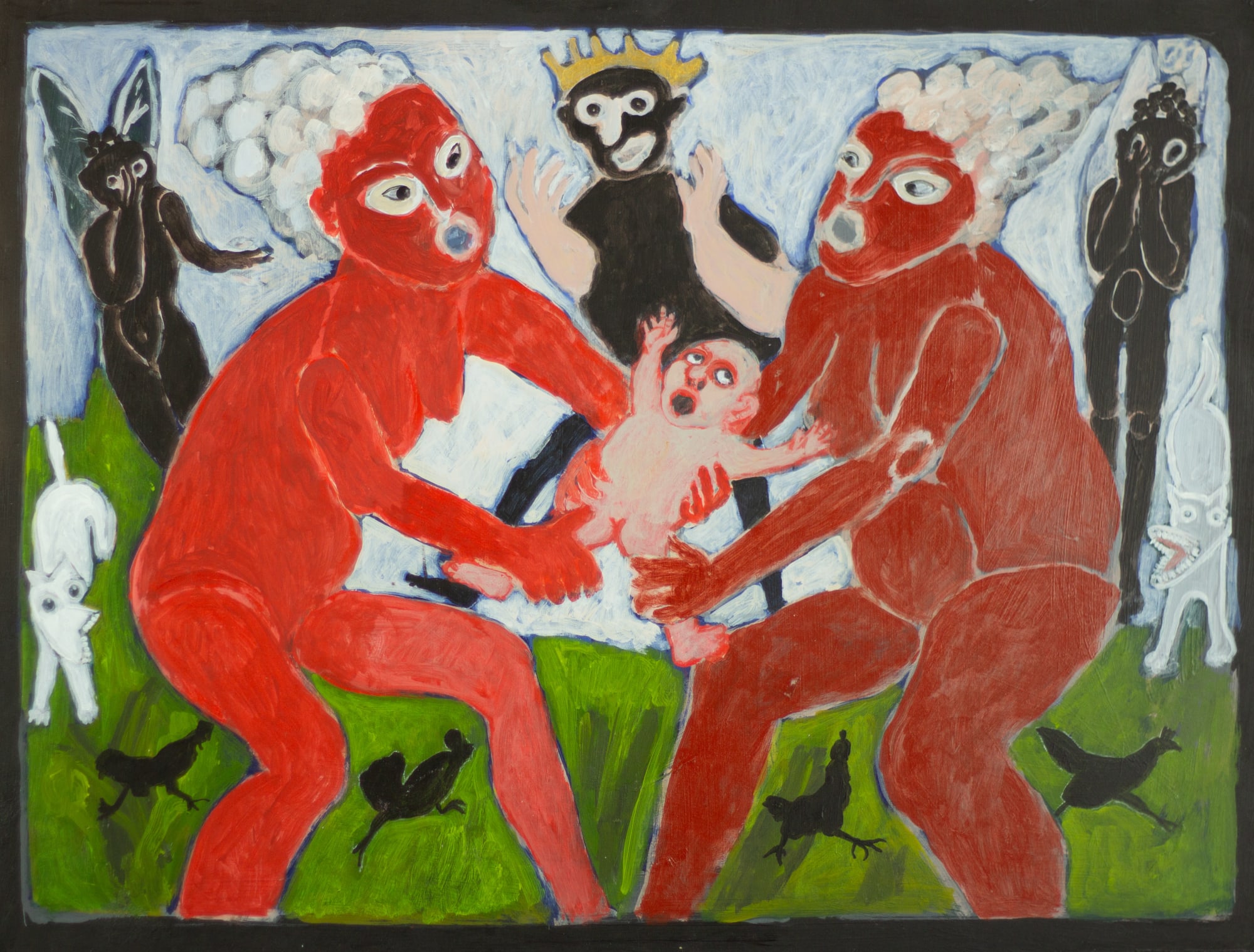 Kay Le Seelleur Ara, Half An Hour Before the Judgement of Solomon. (When Solomon Reached The Top Of The Hill He Was Confronted By 2 Women Trying To Tear a Baby Apart), 2023