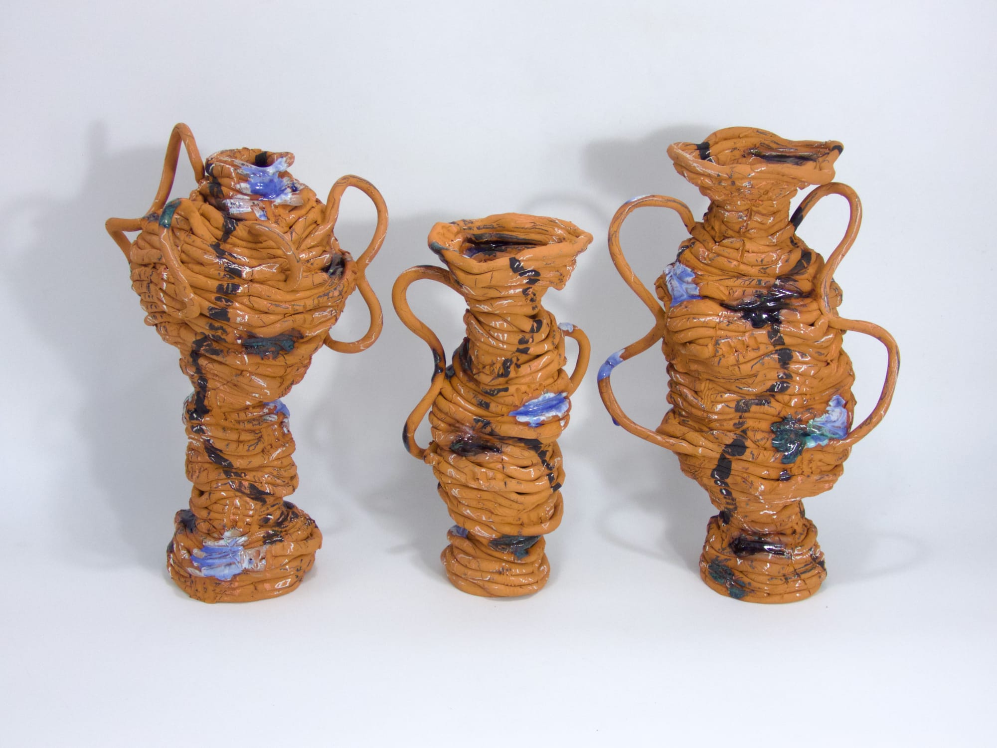 Katie Smith, Moirai (terracotta trio), 2025