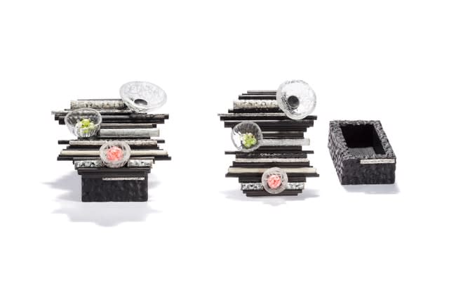 Jed Green, Rectangle Black Brooch Box, 2024