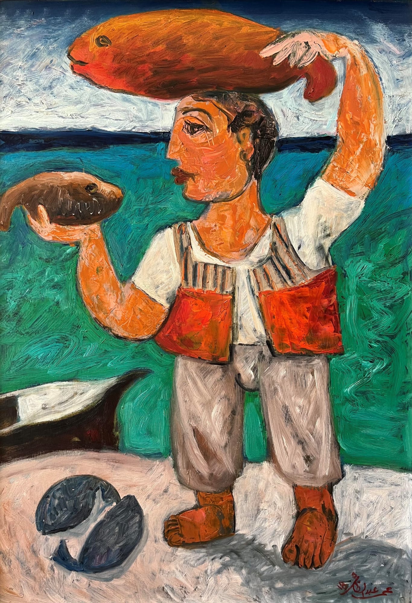 Omar Abdel Zaher, Fisherman, 2020
