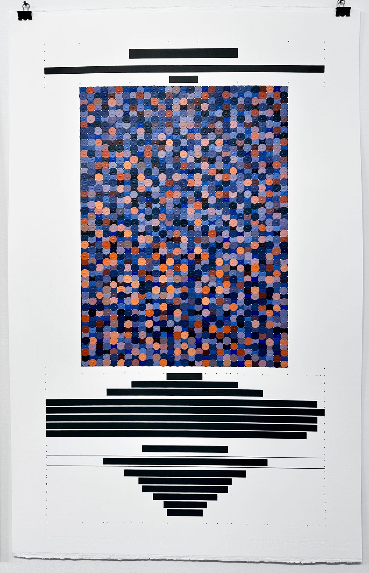 Yağız Özgen, Study for "The Telltale Reddish Emission from Knots of Material (1.421 colors)" #2, 2023