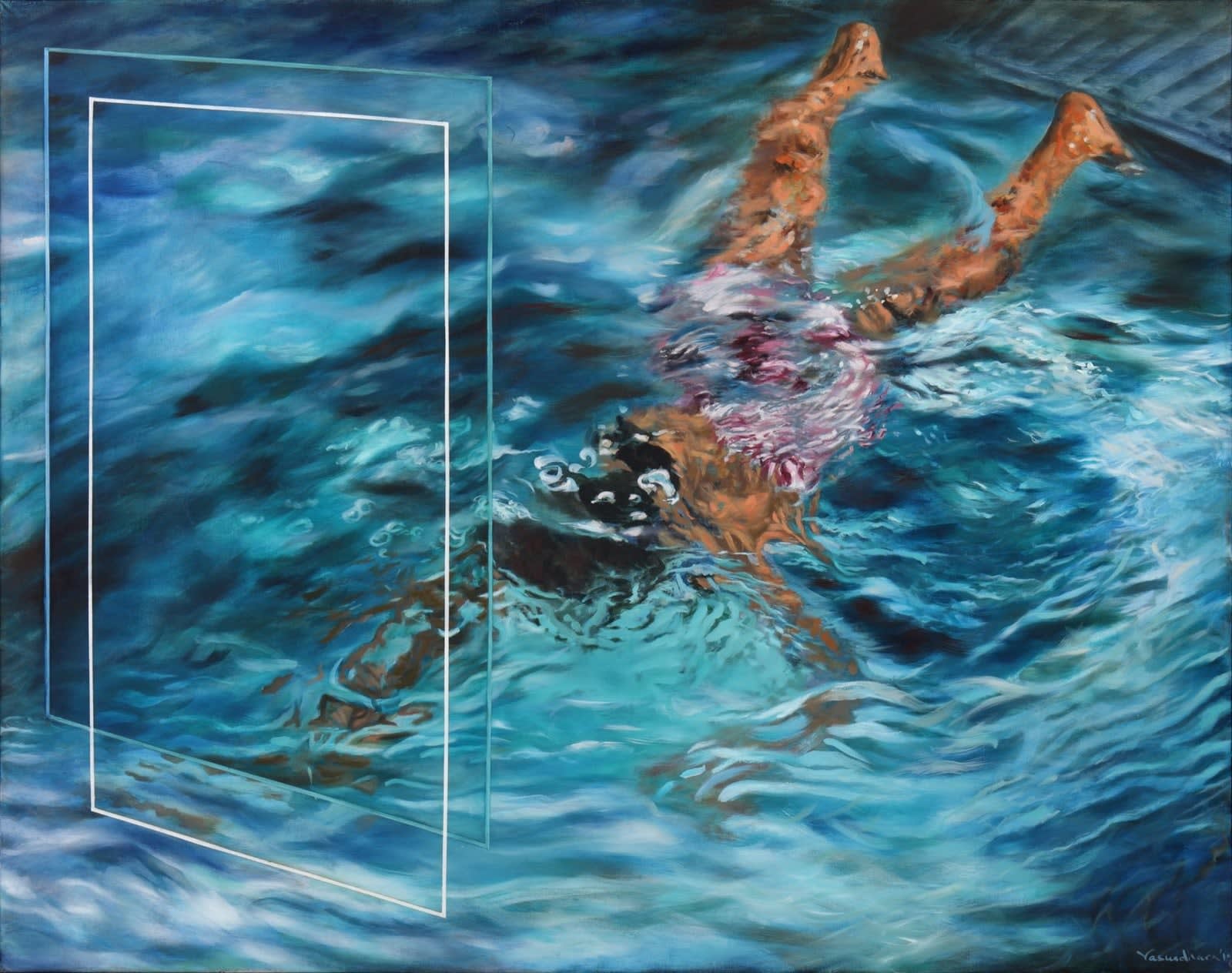 Vasundhara Tewari Broota, Multiple Waves - Mind Body Water, 2015