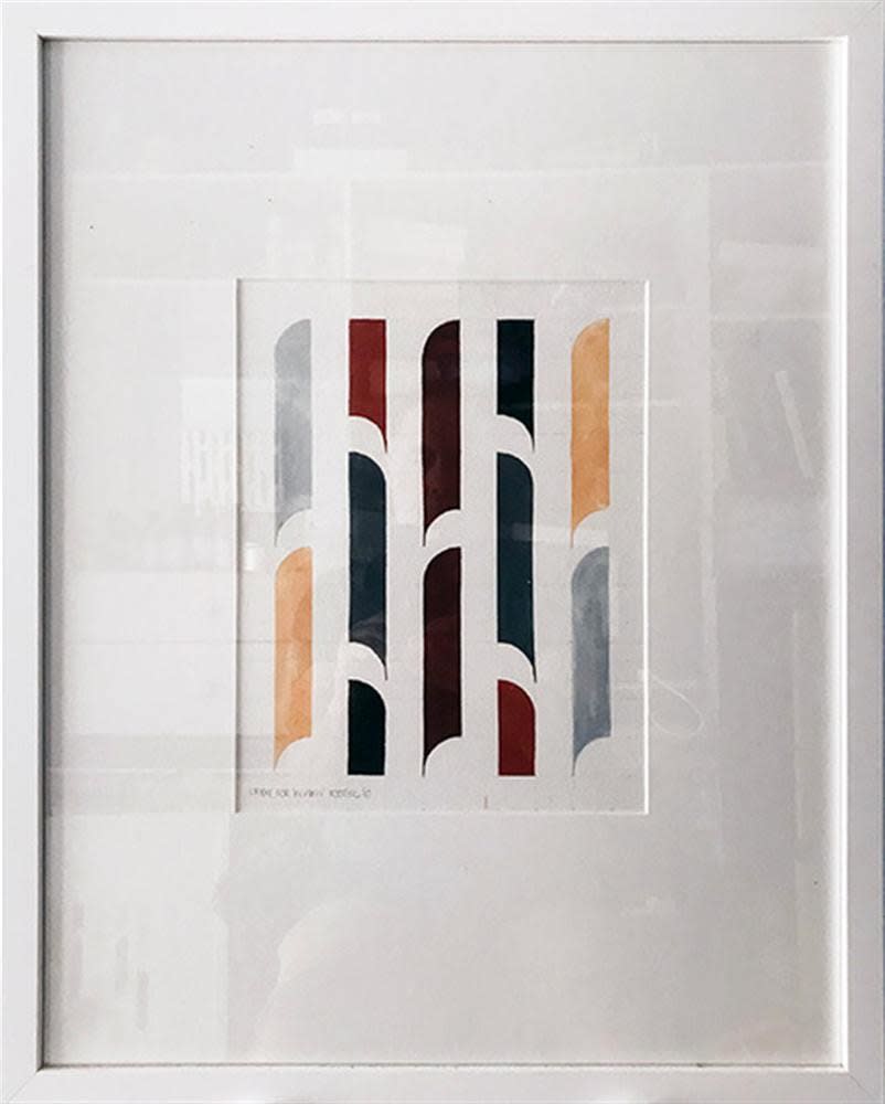 Jon Tootill, Study for Kuaka (2), 2020