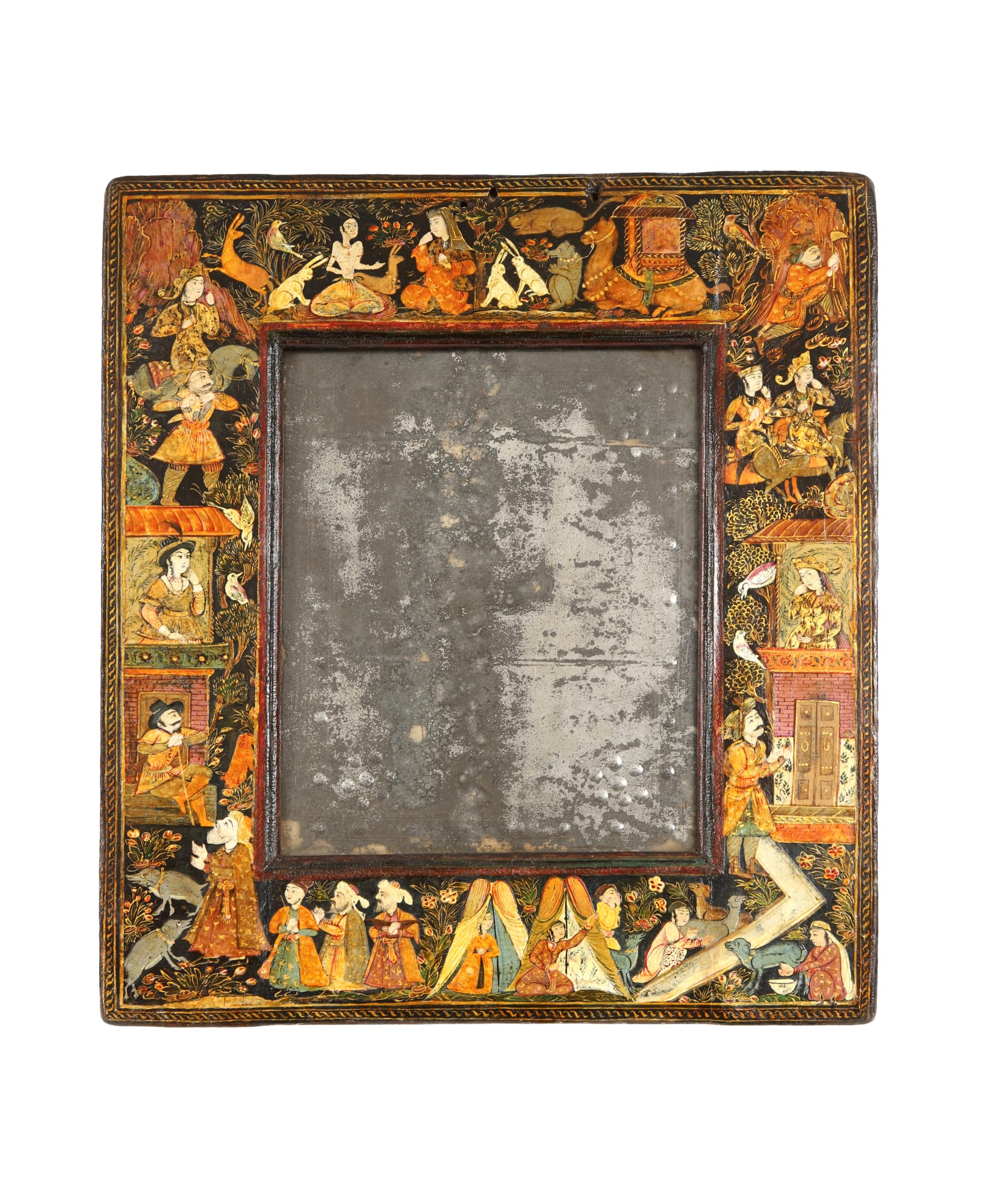 Espelho emoldurado / Safavid mirror , Séc. XVII