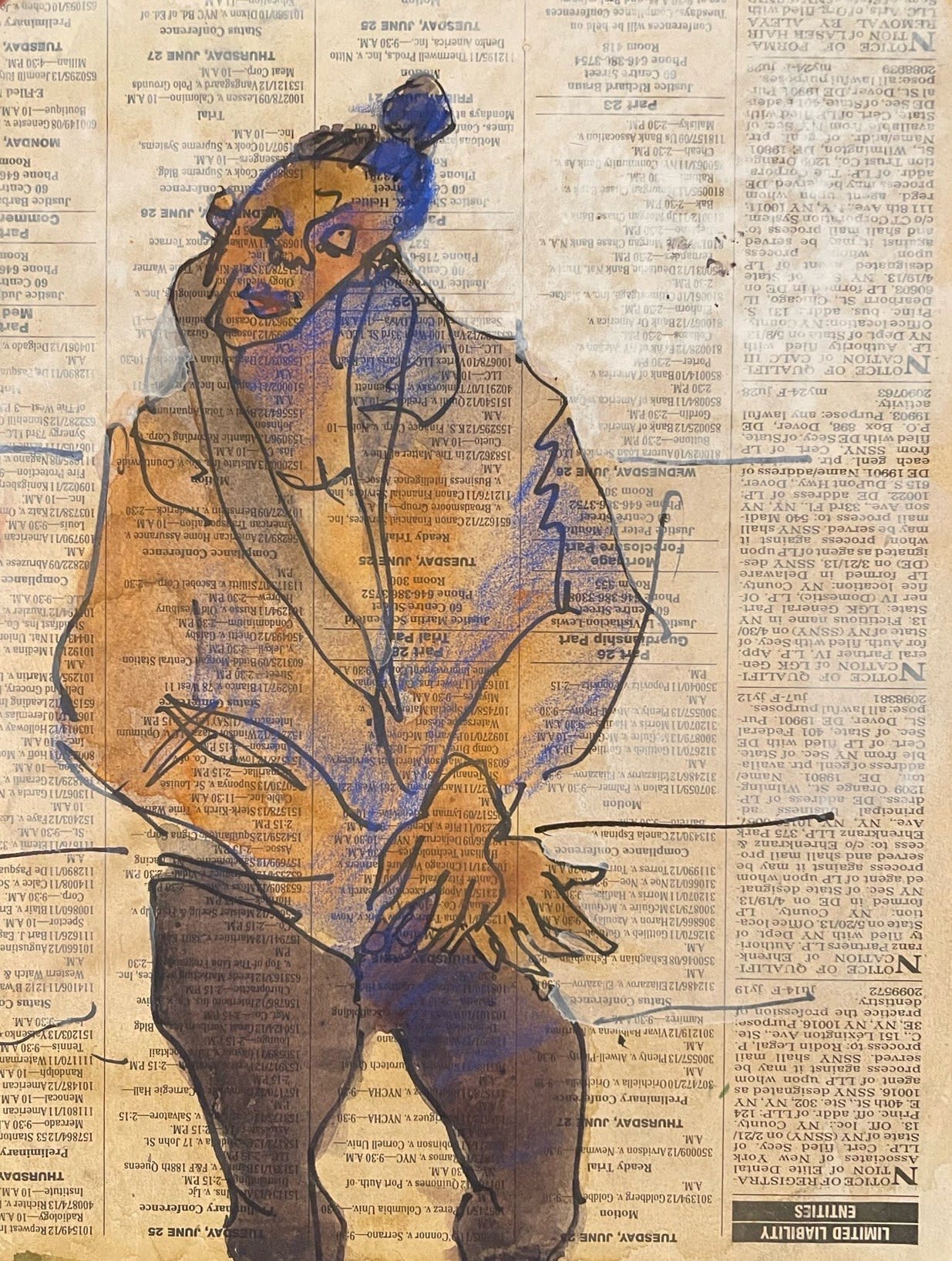 Hank Virgona, Subway 37: Attitude , n.d.