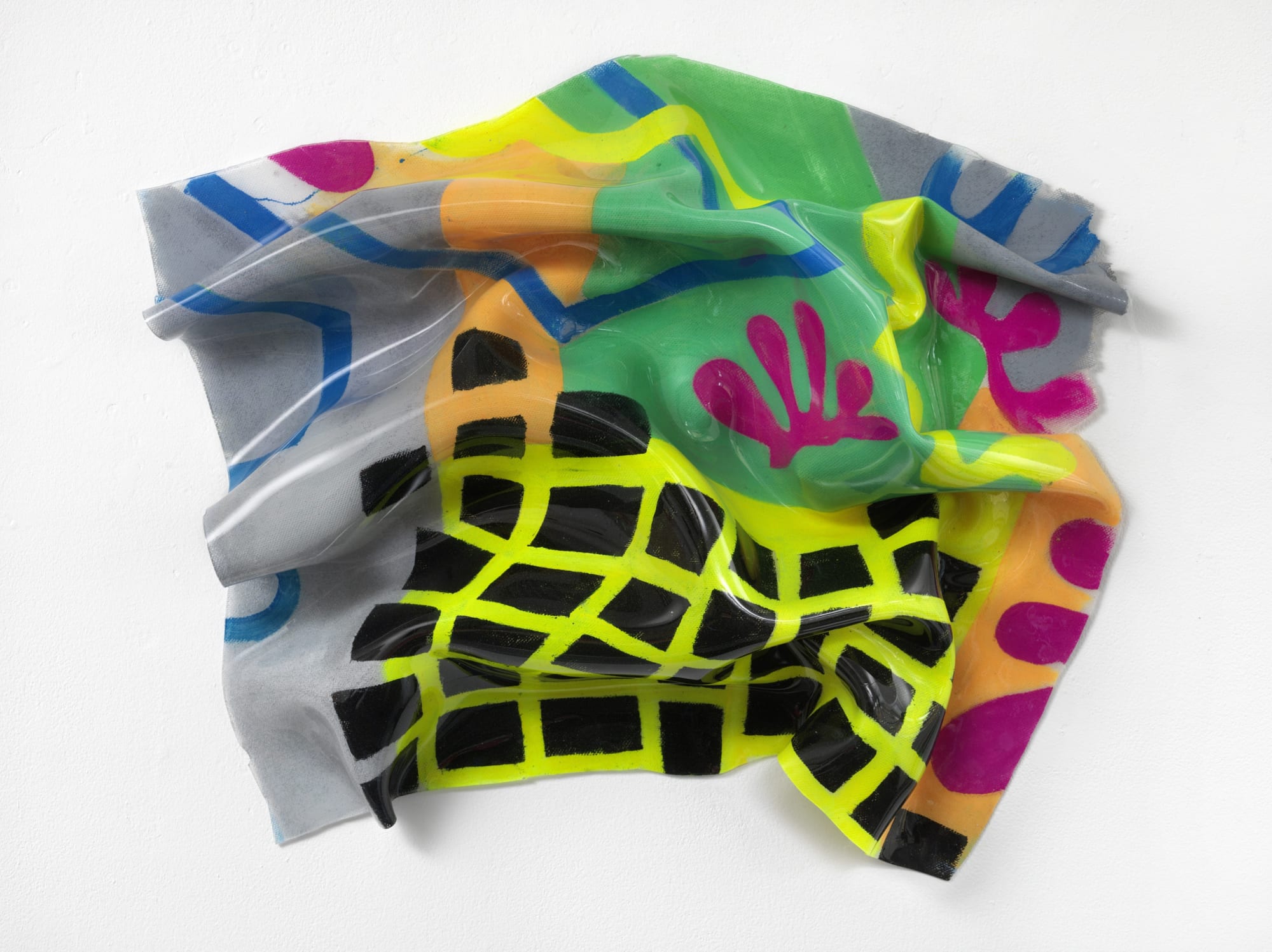 Daniel Knorr, Canvas Sculptures, Alpine Matisse II, 2022
