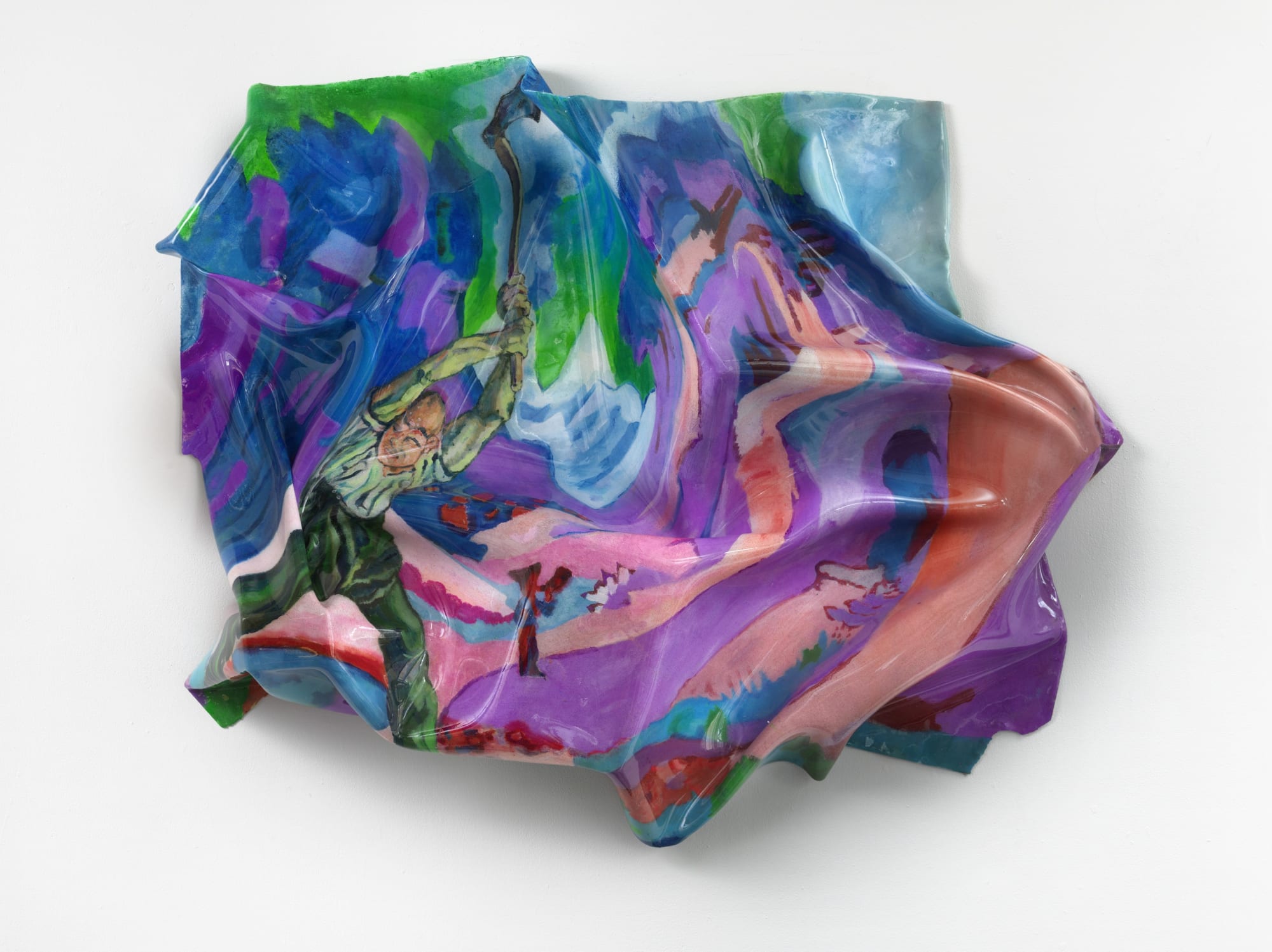 Daniel Knorr, Canvas Sculptures, Alpine Peak, 2022