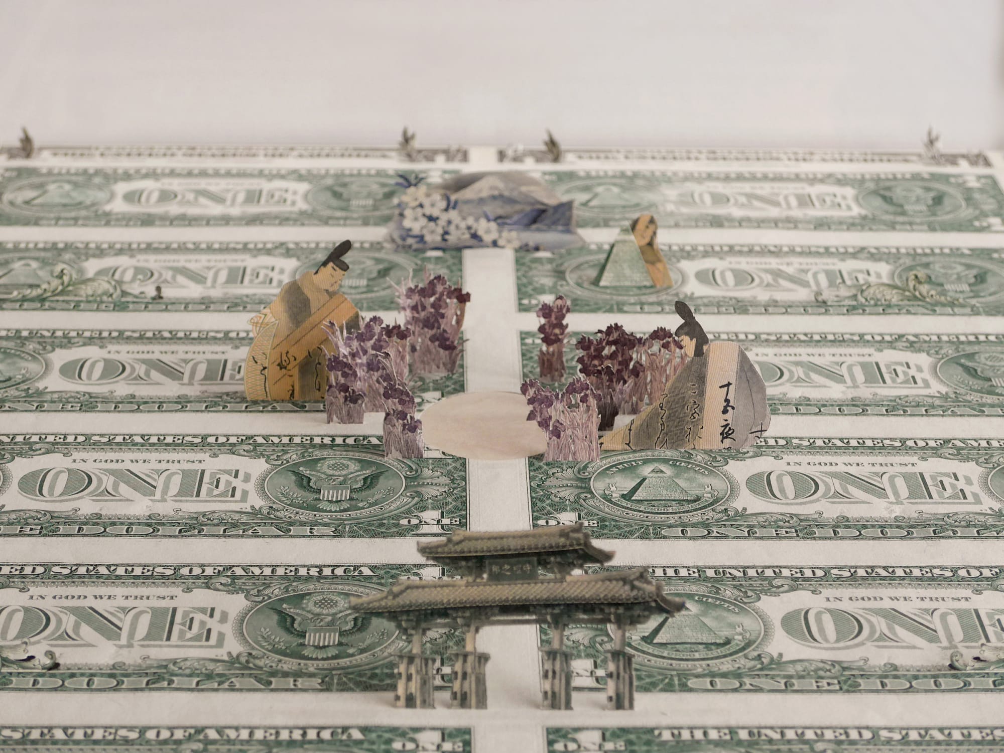 Abdullah M. I. Syed, Moneyscape-II: Japan and USA, 2016