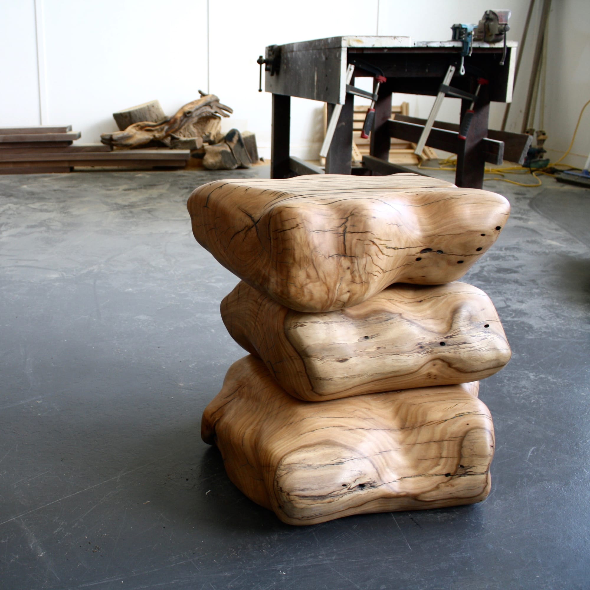 Olive Gill-Hille, Port Stack (side table/stool), 2019