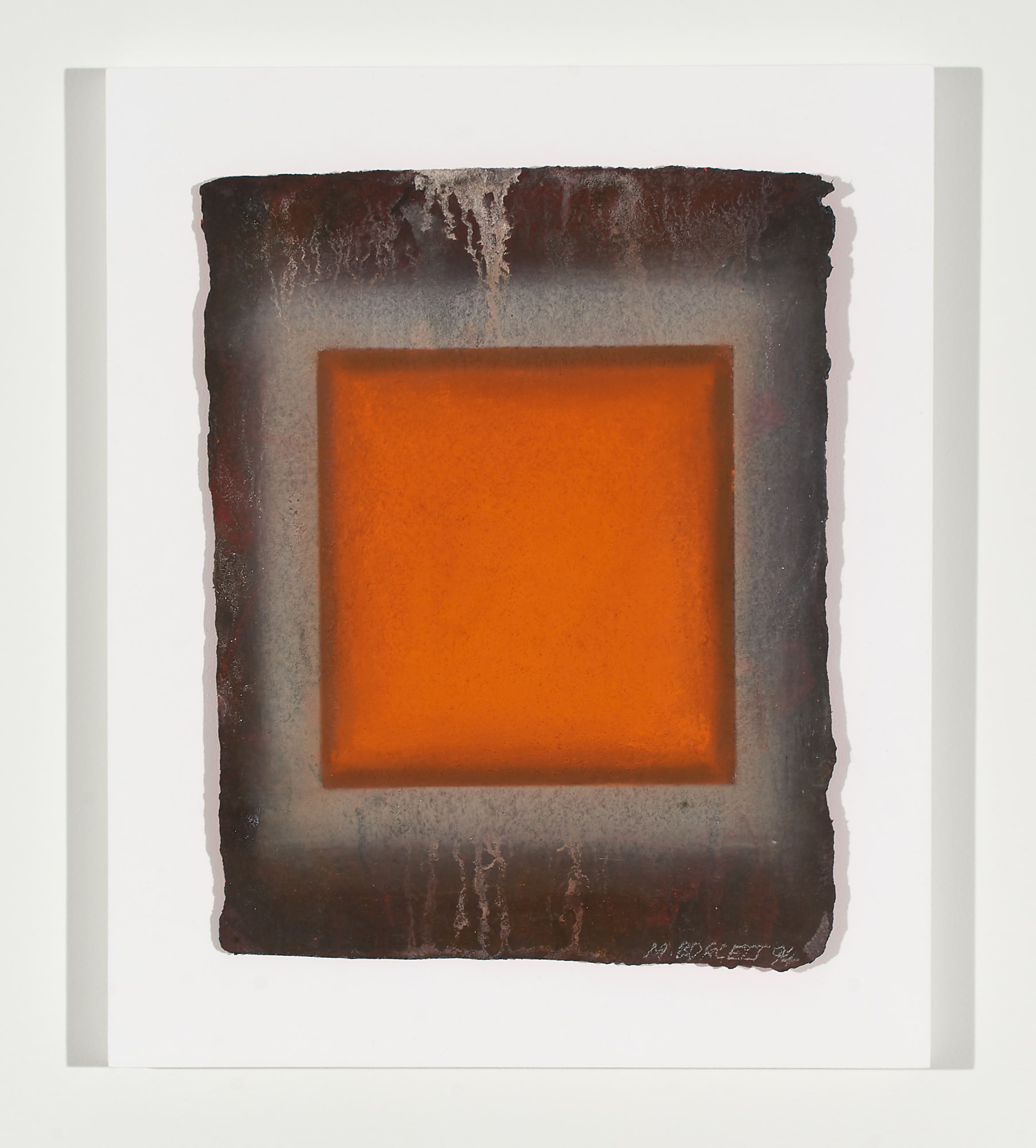 Marion Borgelt, Orange Leaf: No 3, 1994