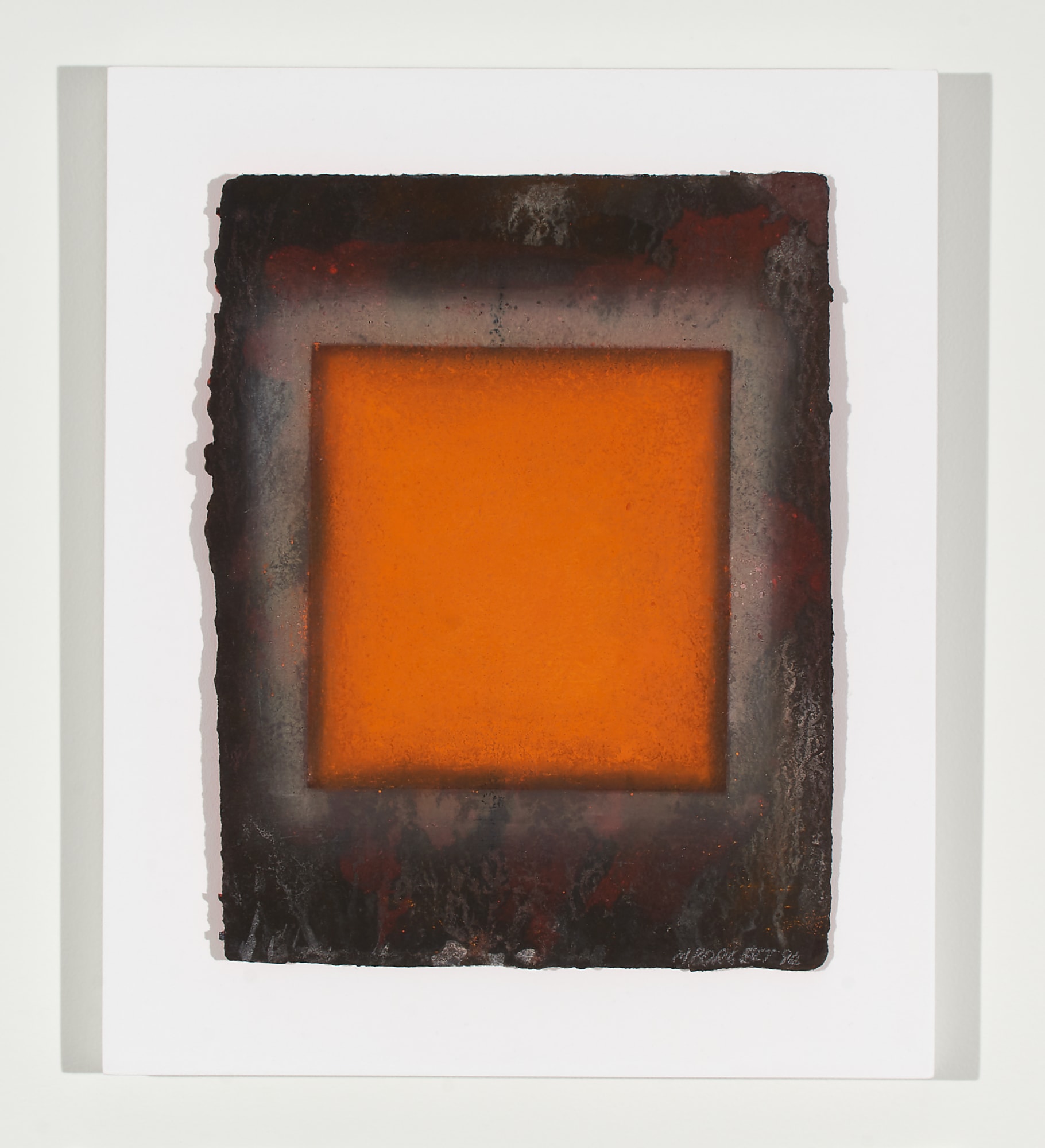 Marion Borgelt, Orange Leaf: No 2, 1994