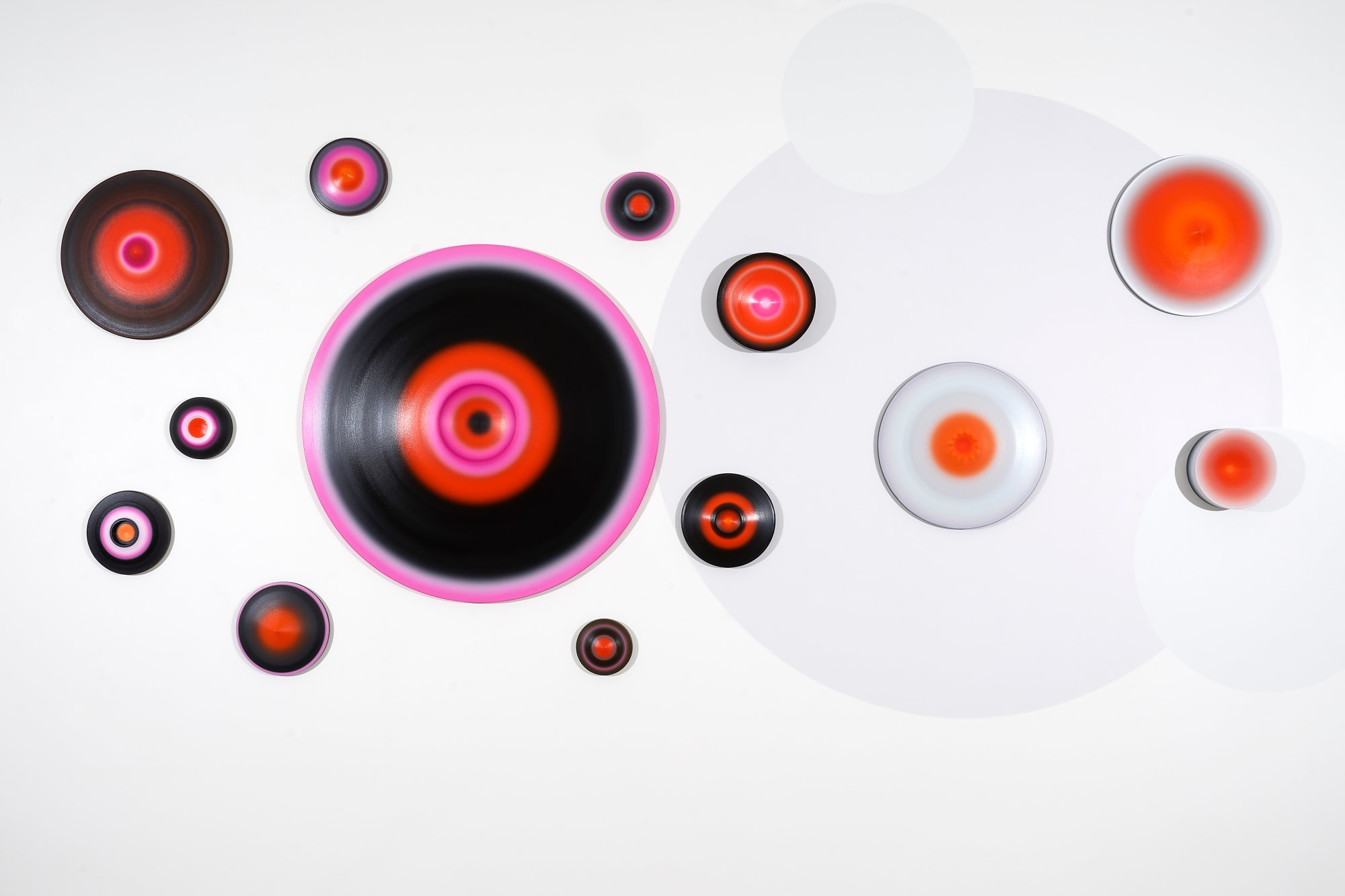 Marion Borgelt, Luminous Void Installation: Nos. 1- 23 (Detail), 2019