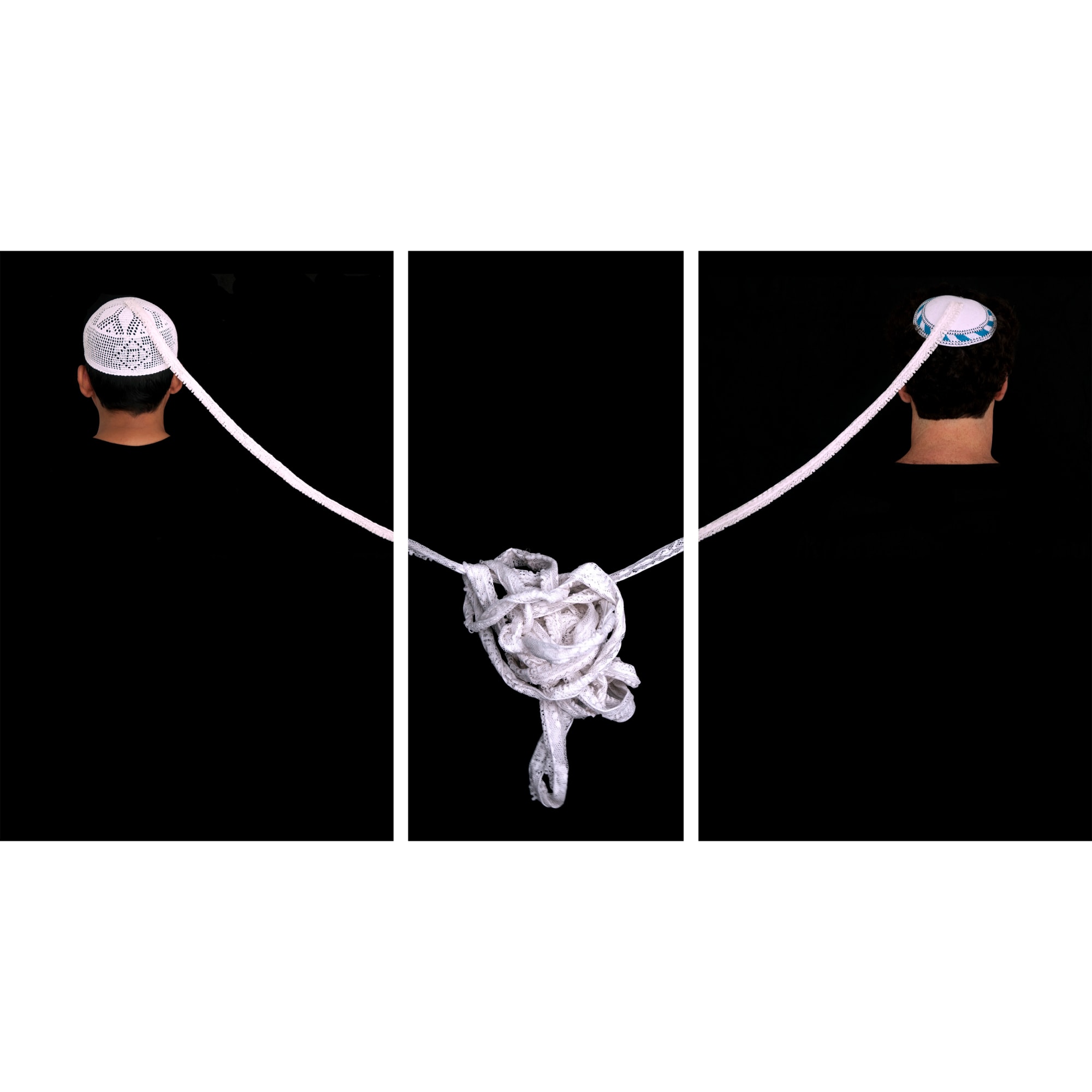 Abdullah M. I. Syed and Ben Rak, Suspension of (dis)belief – I (Triptych), 2013-2014