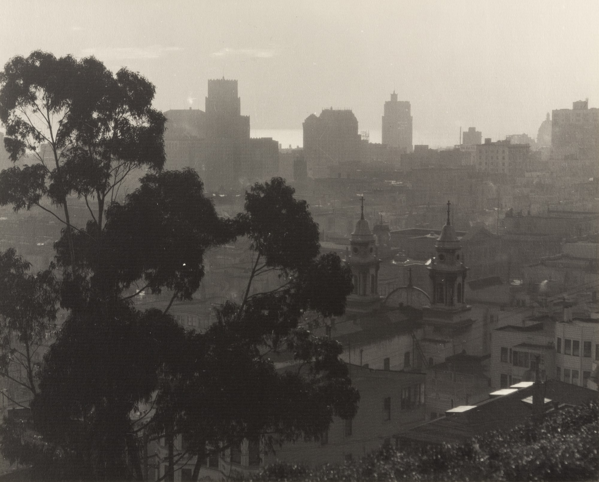William E. Dassonville, Overlooking San Francisco, c. 1920s