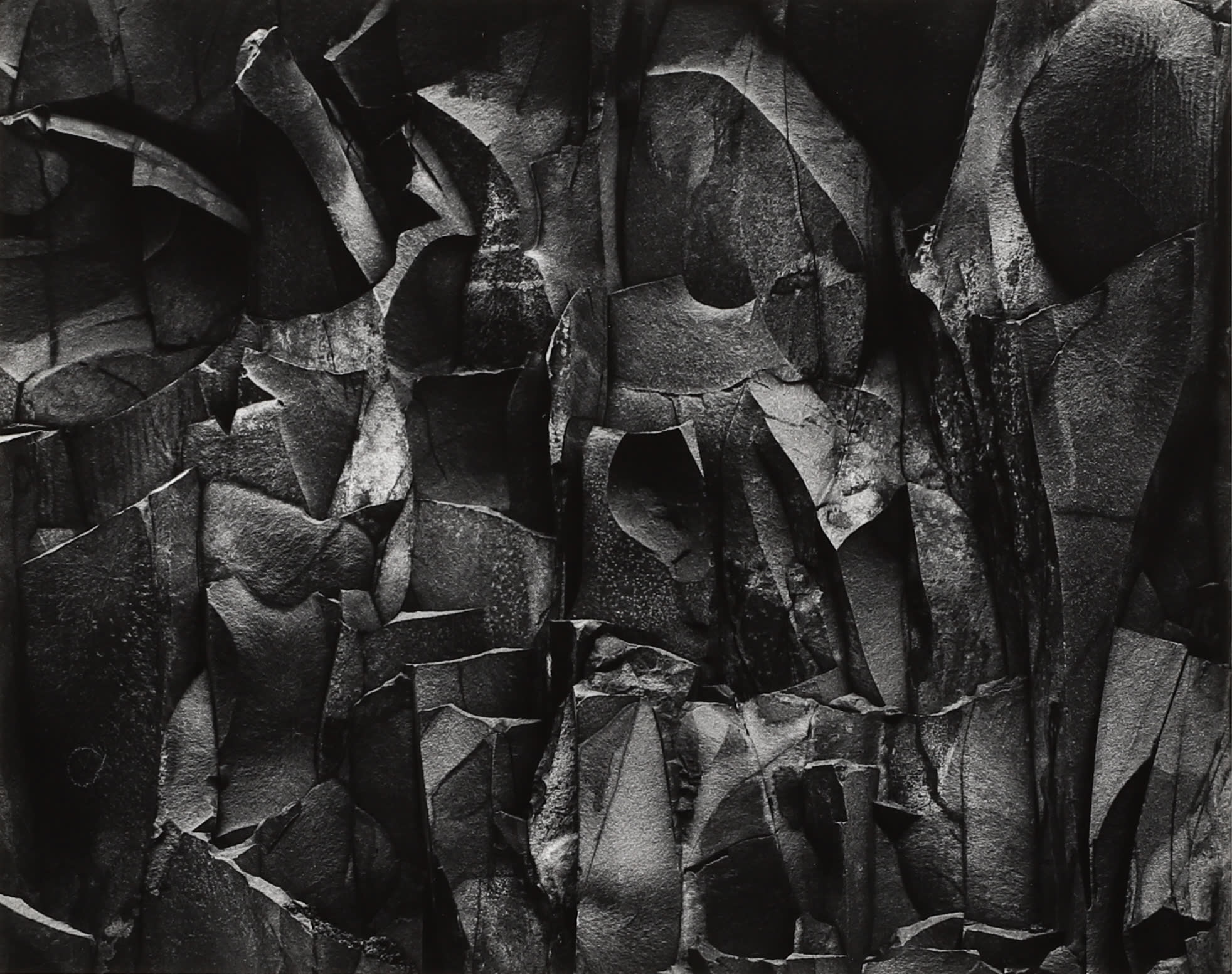 Paul Caponigro, Rock Wall, no. 2, West Hartford, Connecticut, 1959