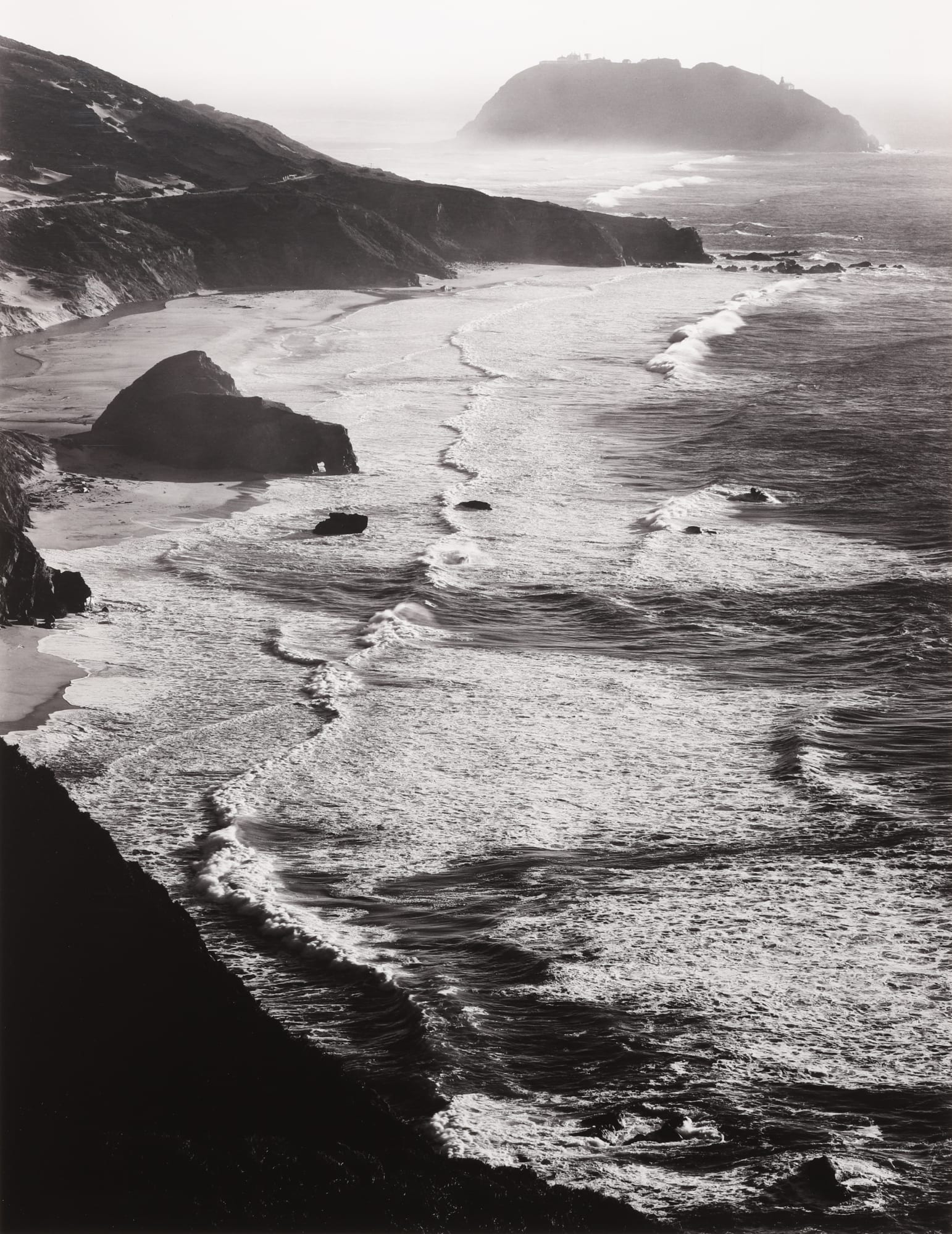 Ansel Adams, Point Sur, Storm, Big Sur, 1942 | Seagrave Gallery